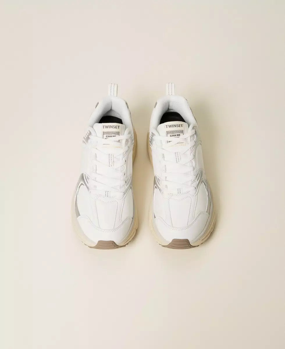 Sneakers running Fessura Argento