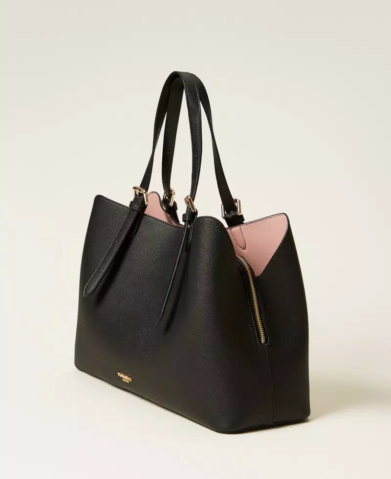 Borsa tote con fibbie