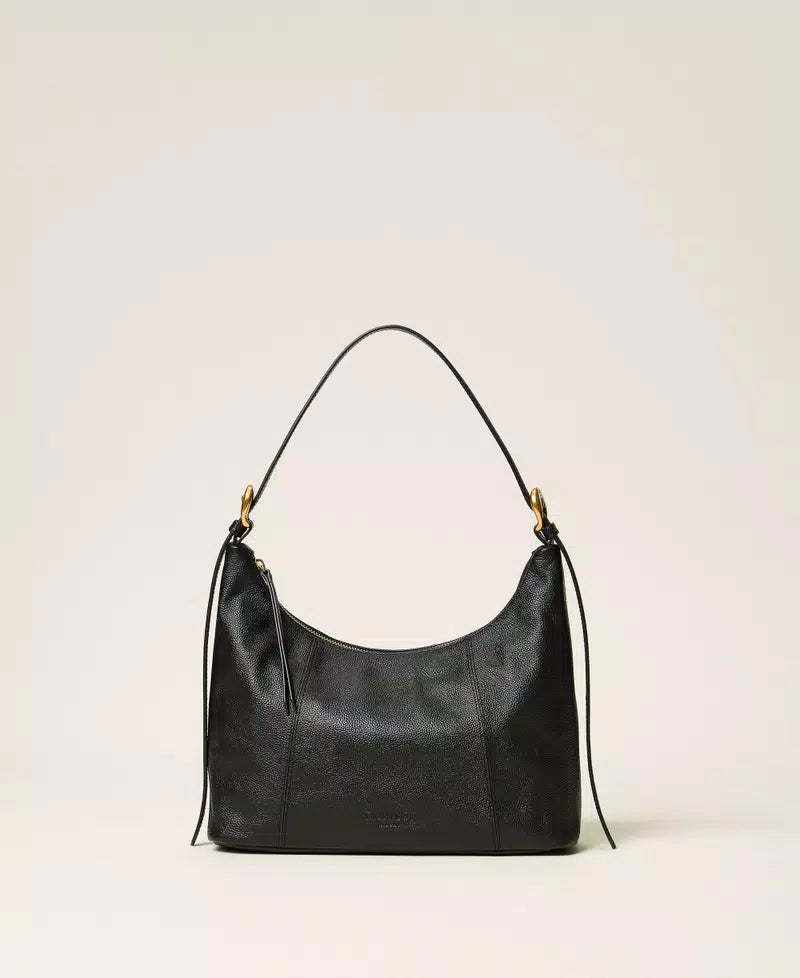 Borsa hobo regolabile in pelle