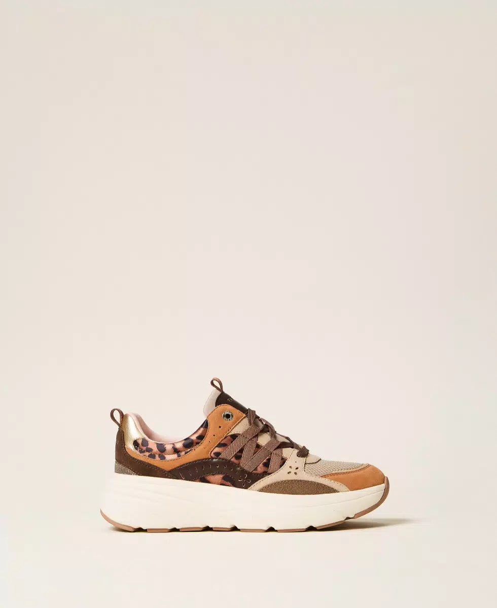 Sneakers running animalier