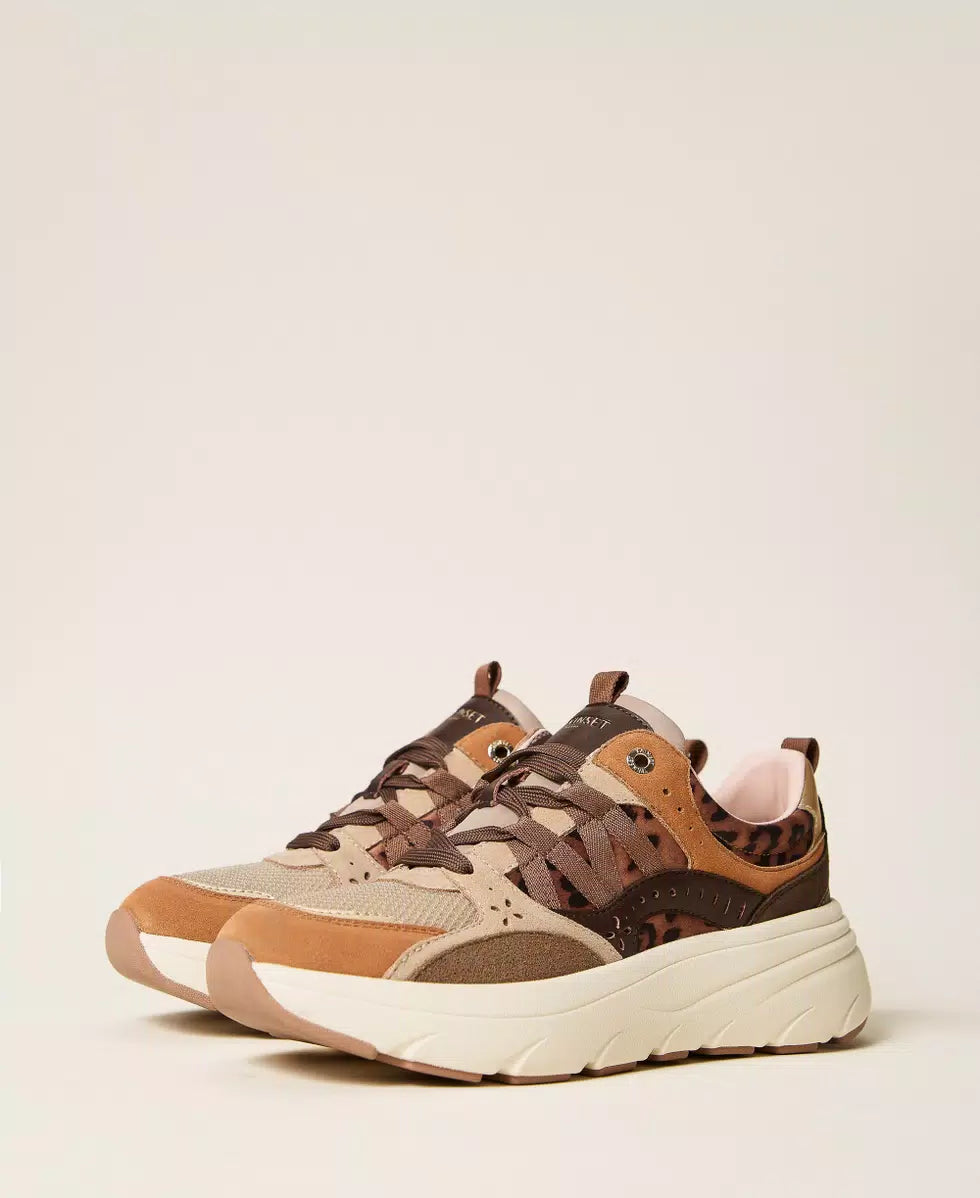 Sneakers running animalier