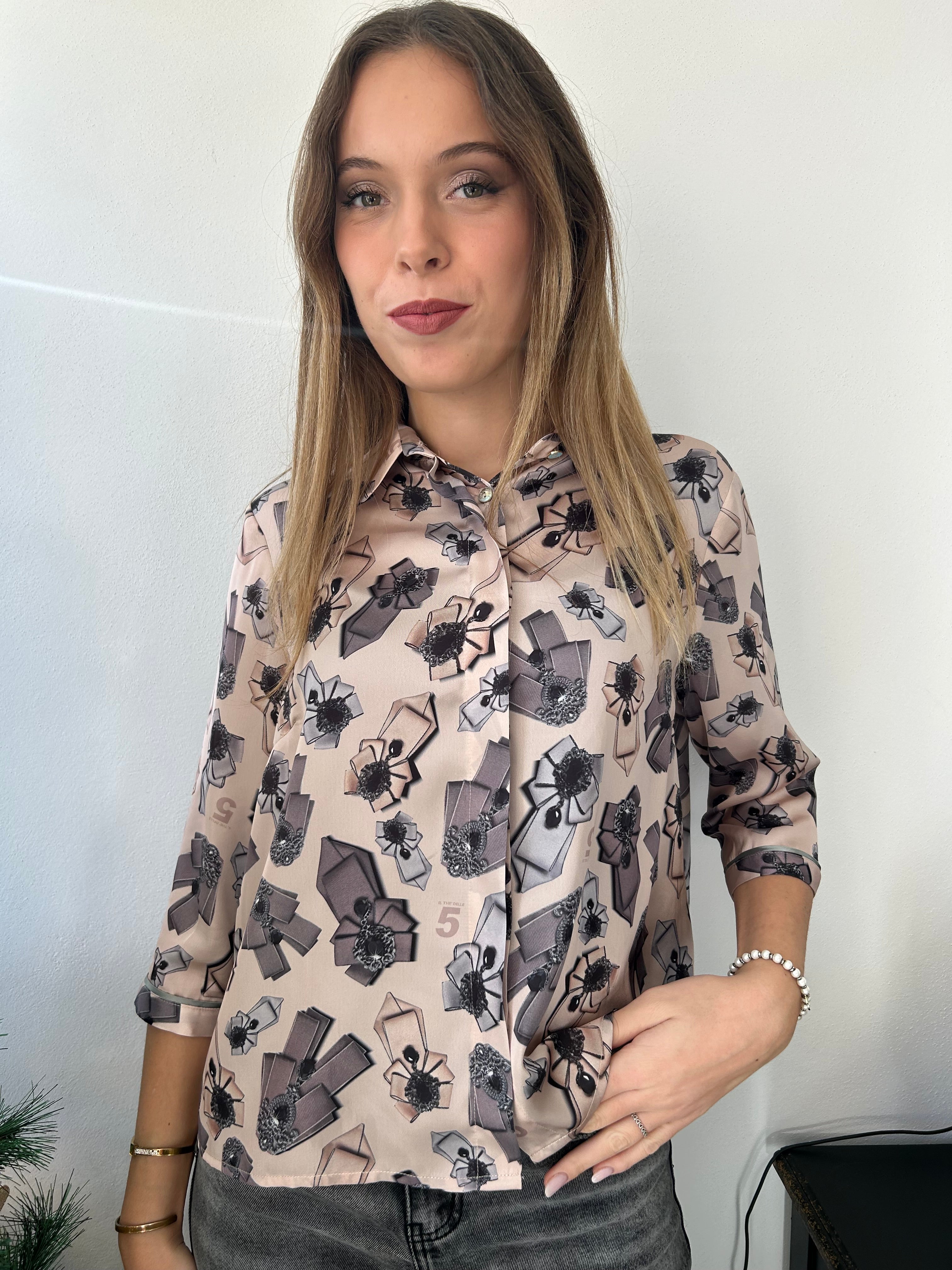 Camicia spoon fantasia fiocchi
