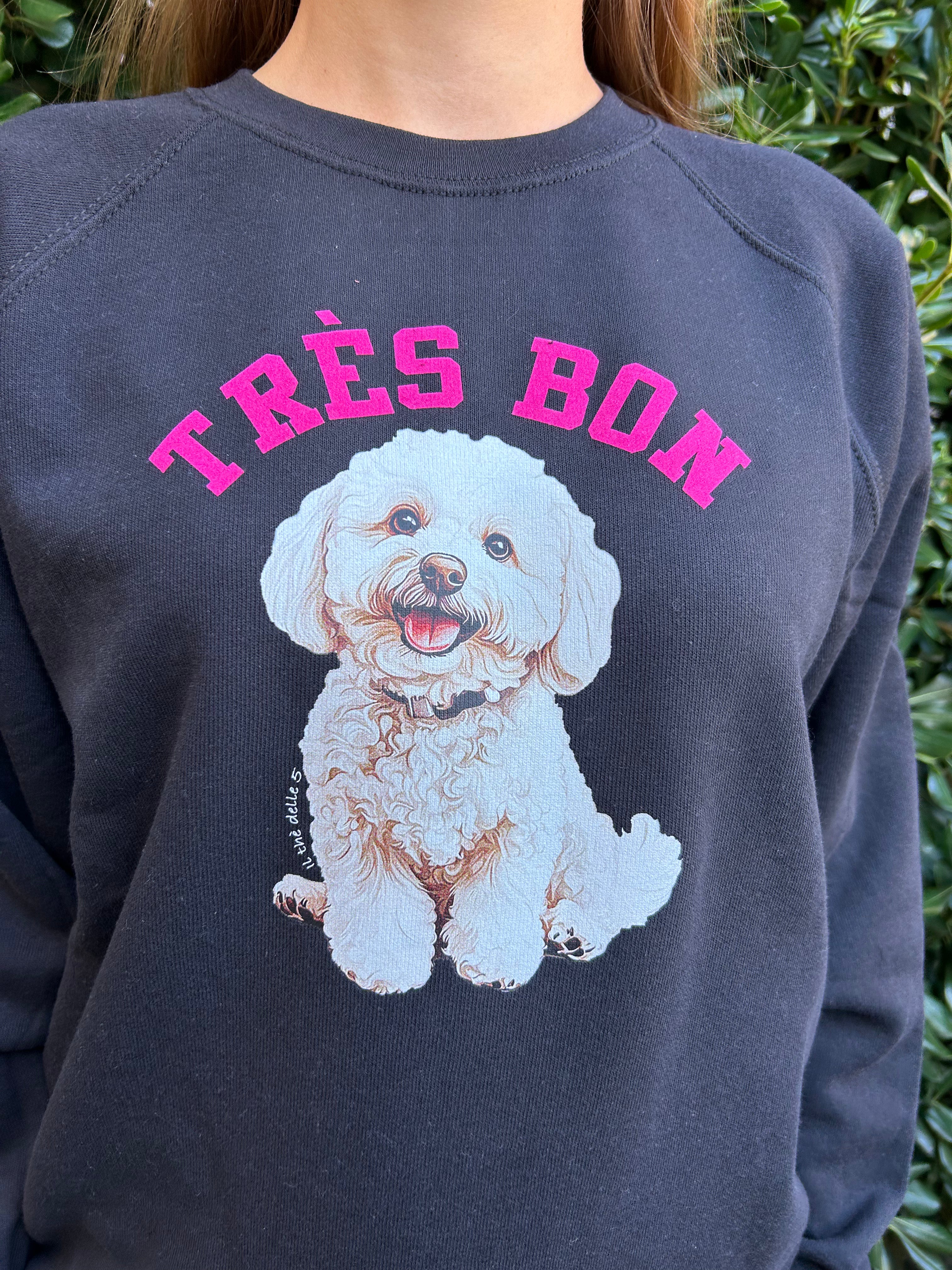 Felpa barboncino nera