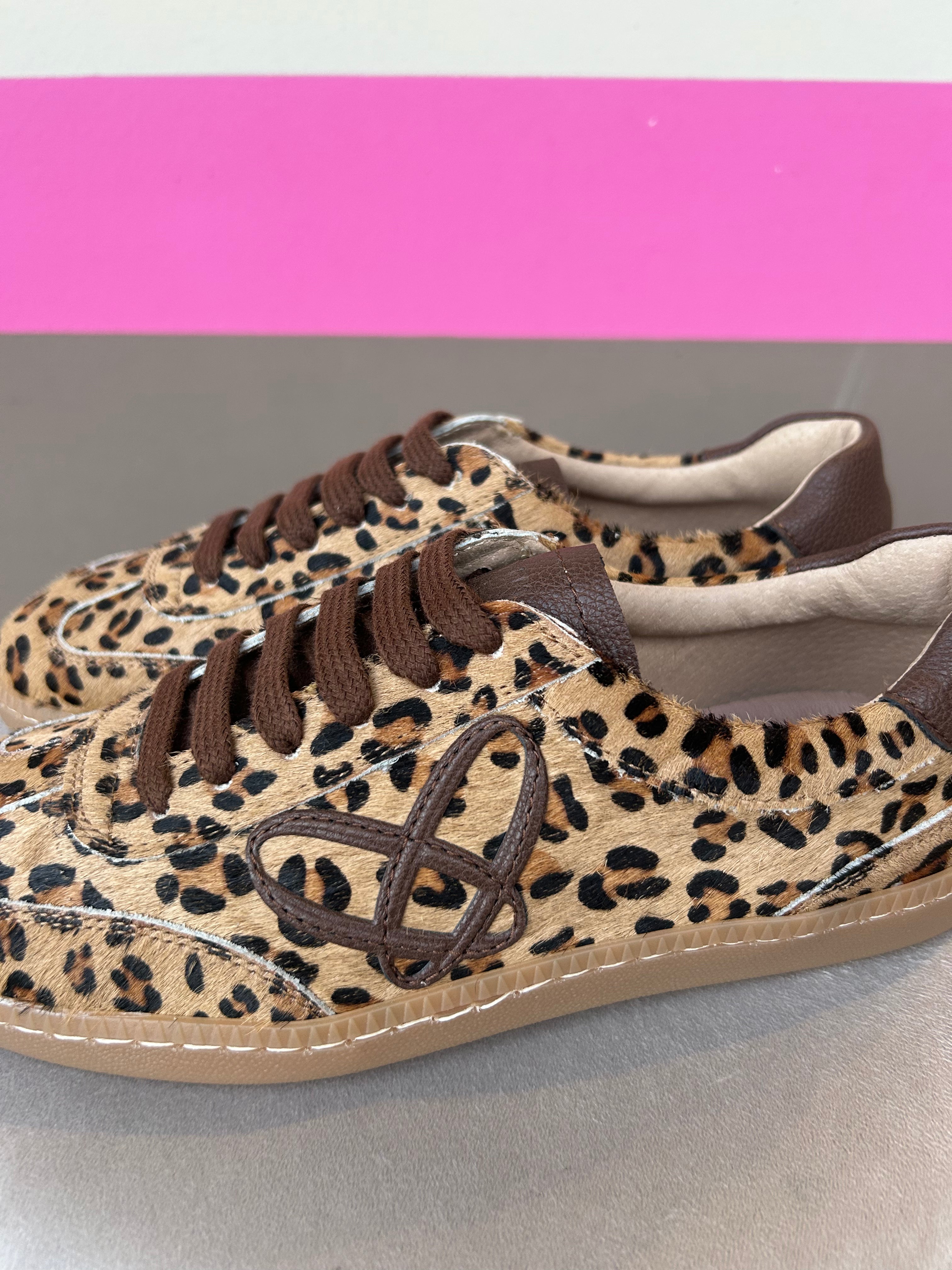 Sneakers maculata in cavallino