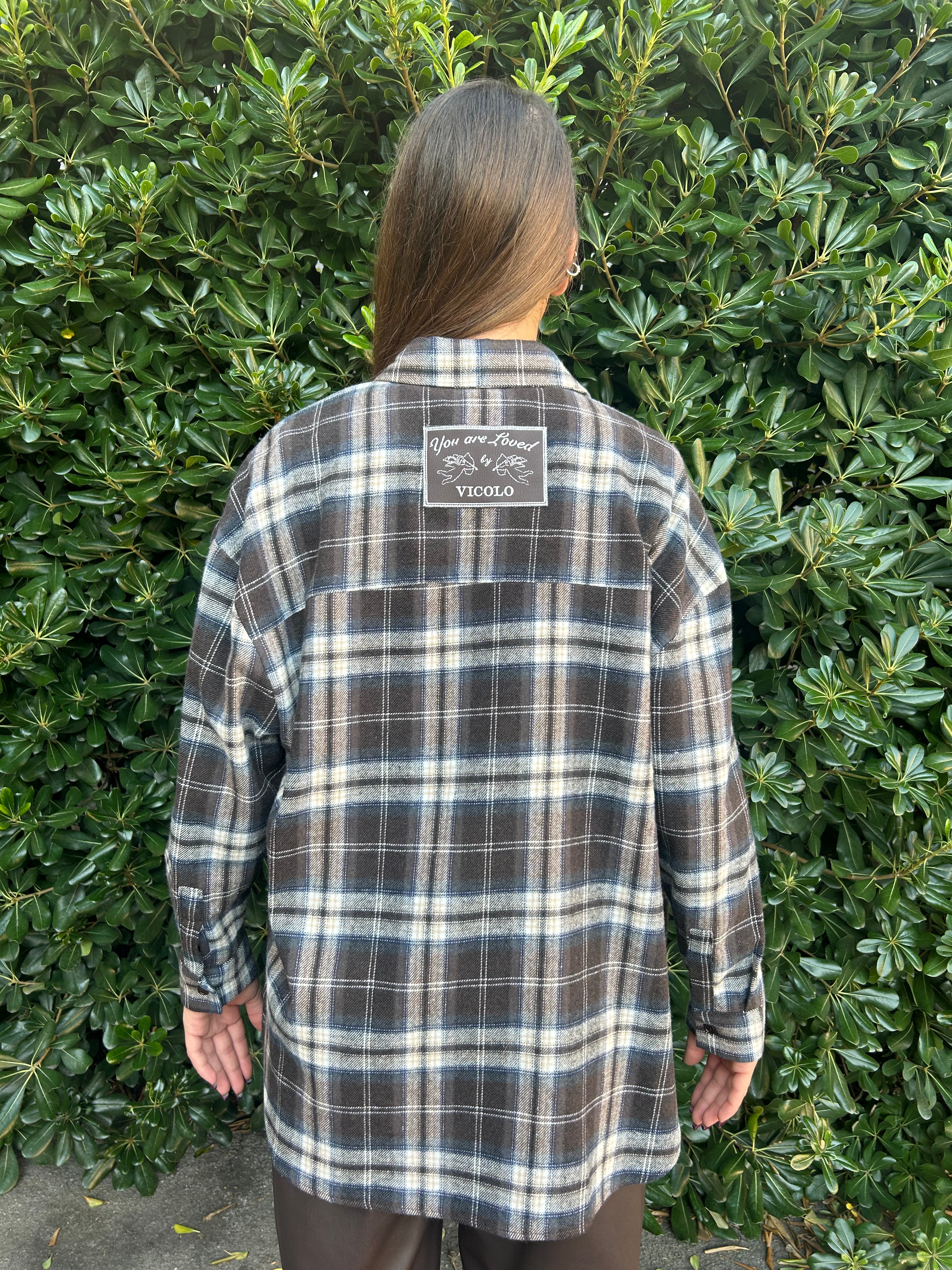 Camicia check in flanella