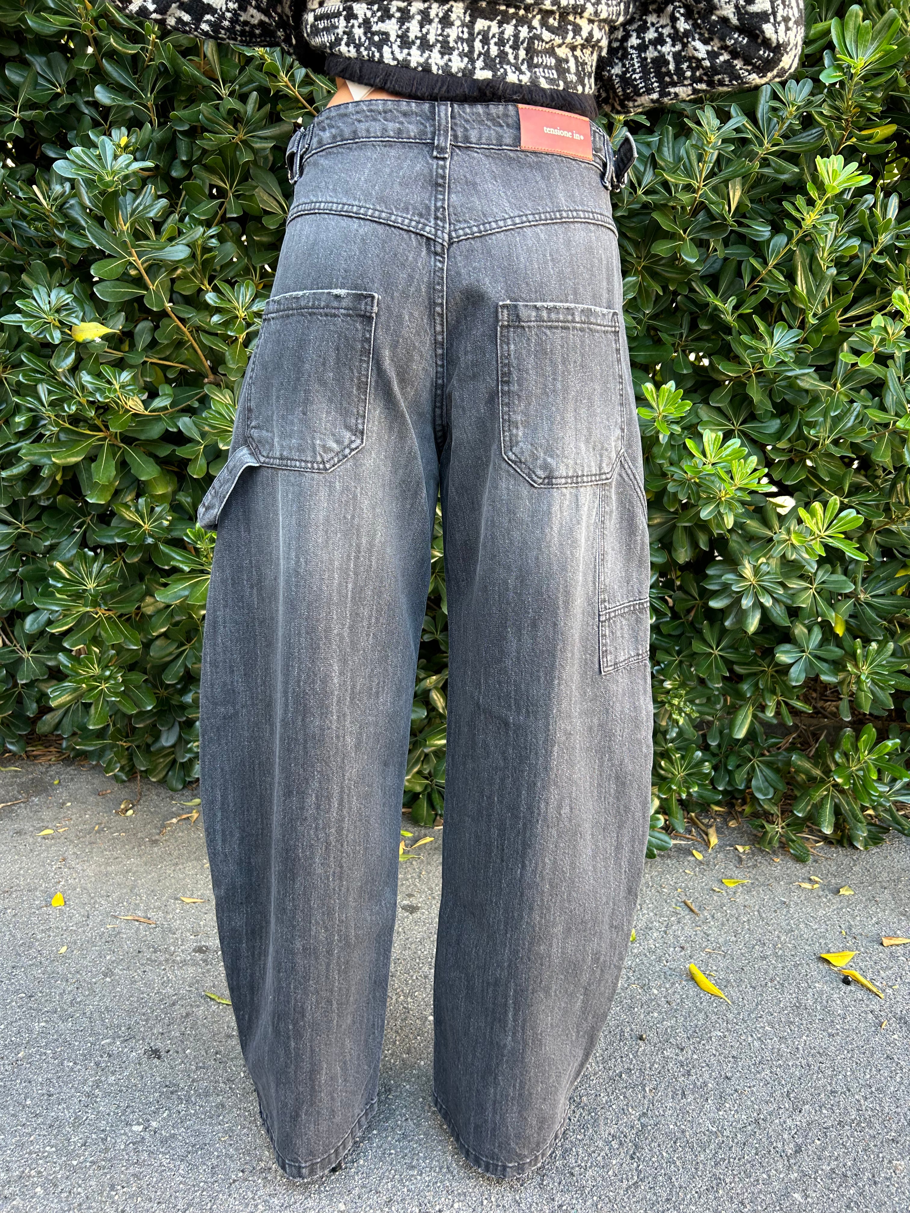 Jeans worker grigio