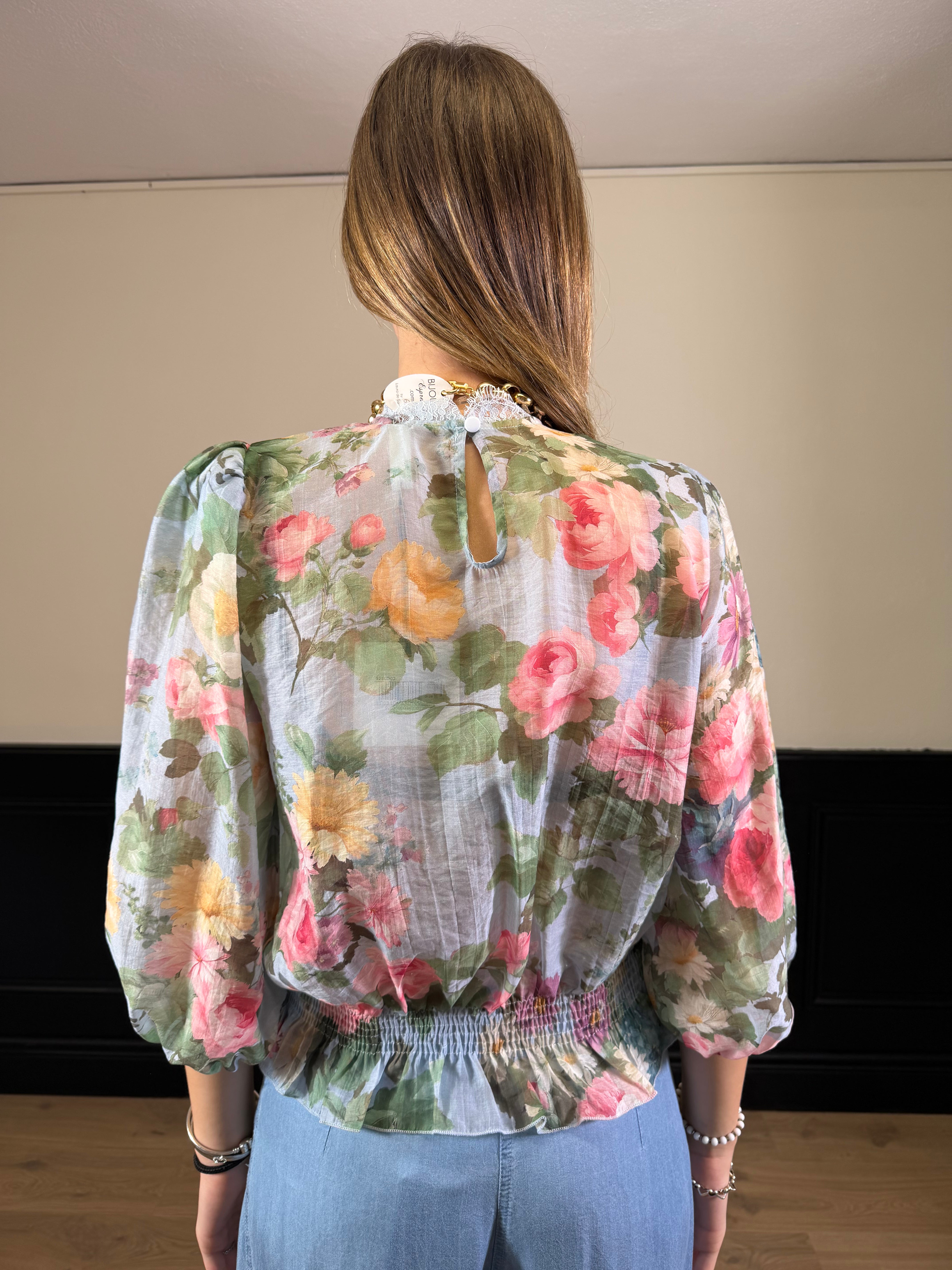 Blusa fantasia rose