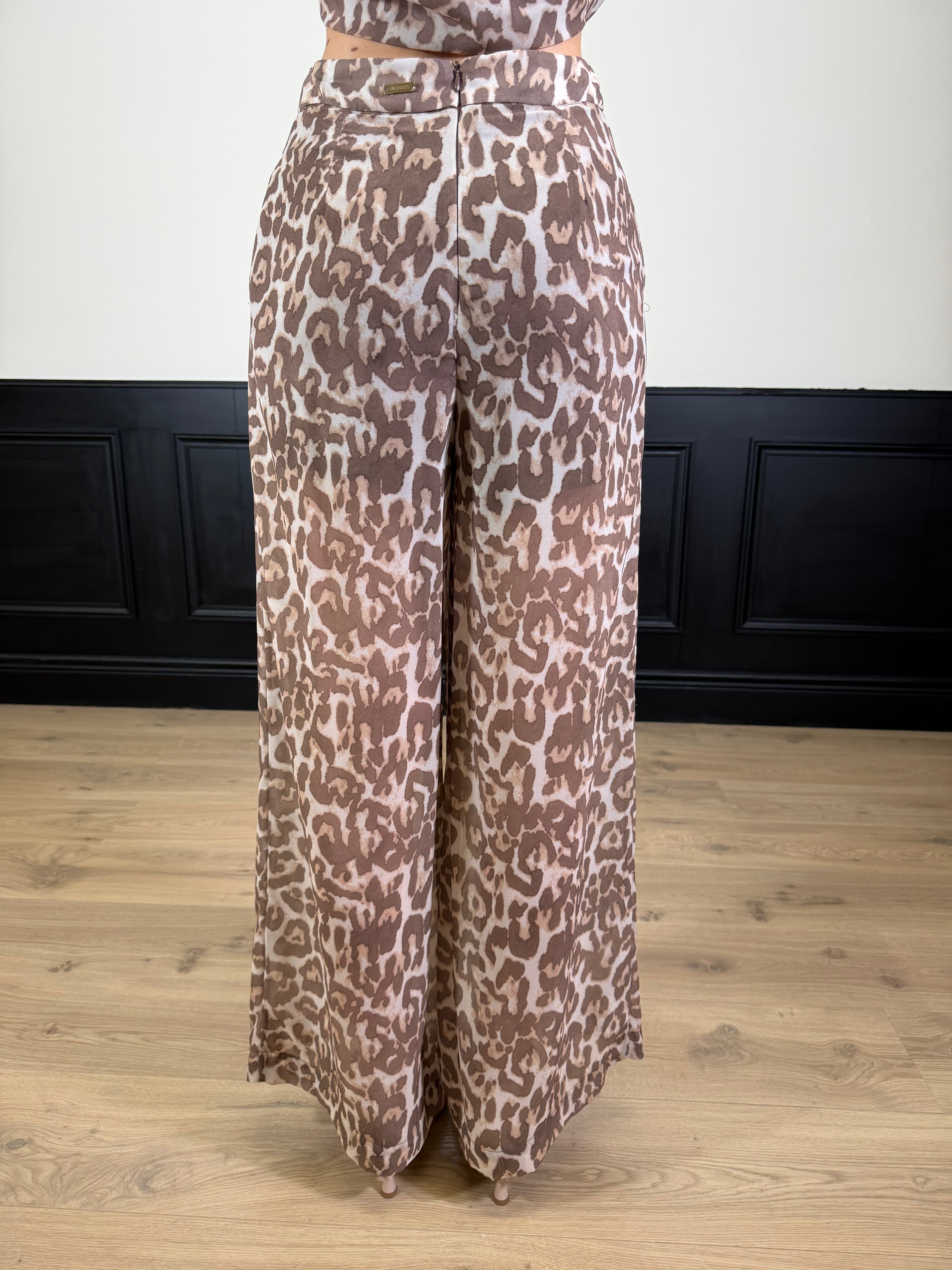 Pantalone voile stampato