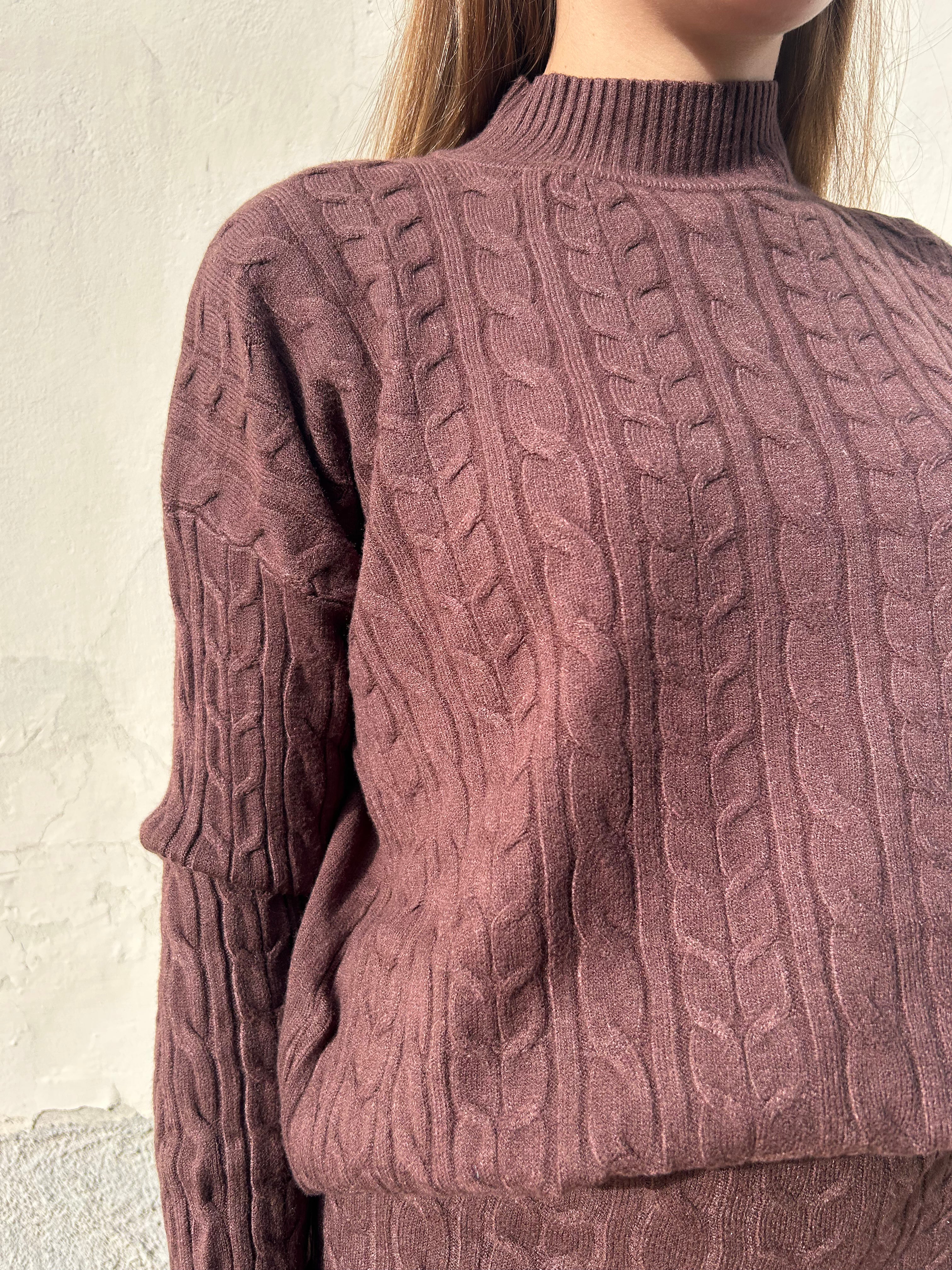 Completo in maglia con gonna