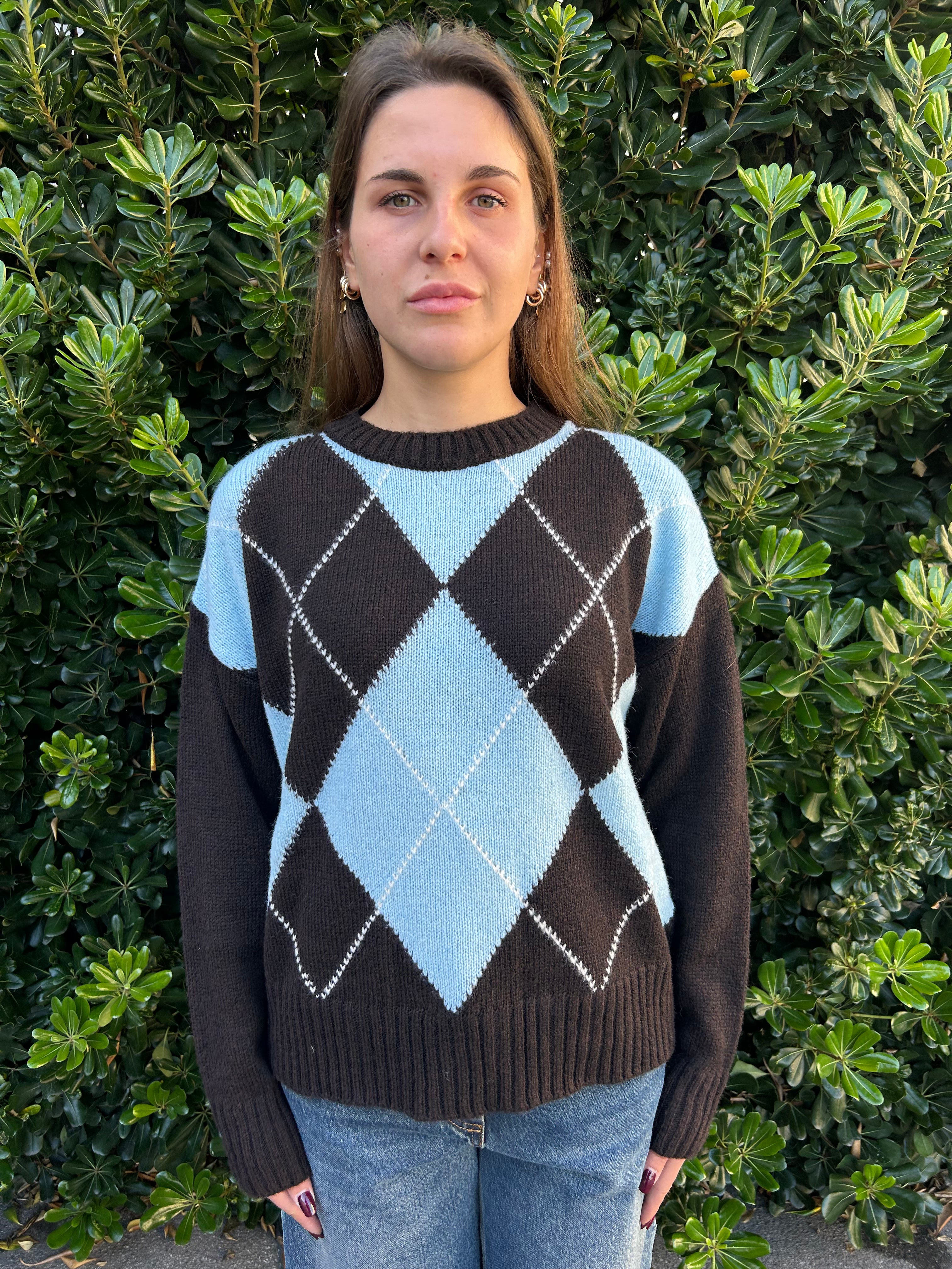 Maglioncino fantasia rombi