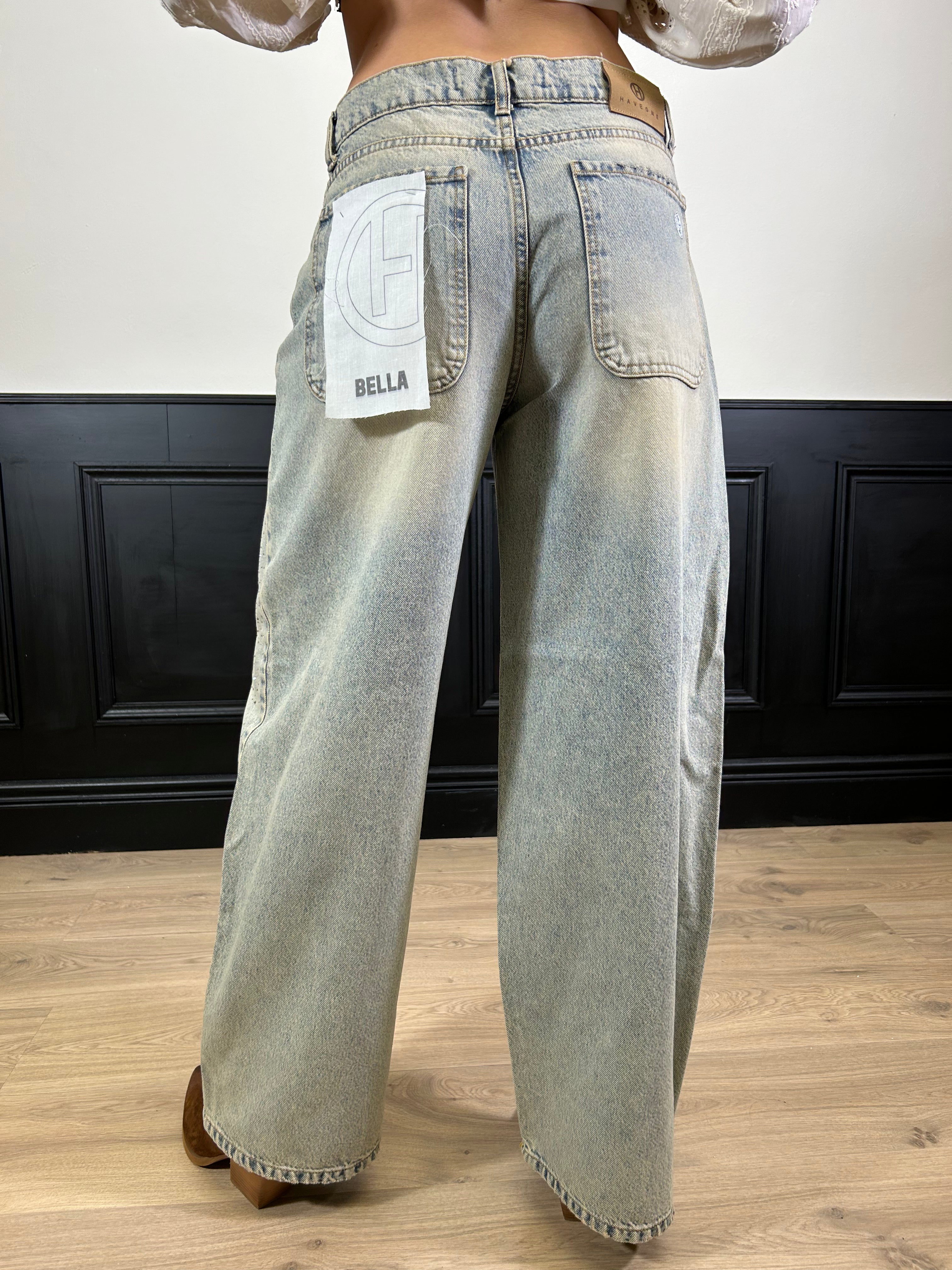 Jeans Bella con strass