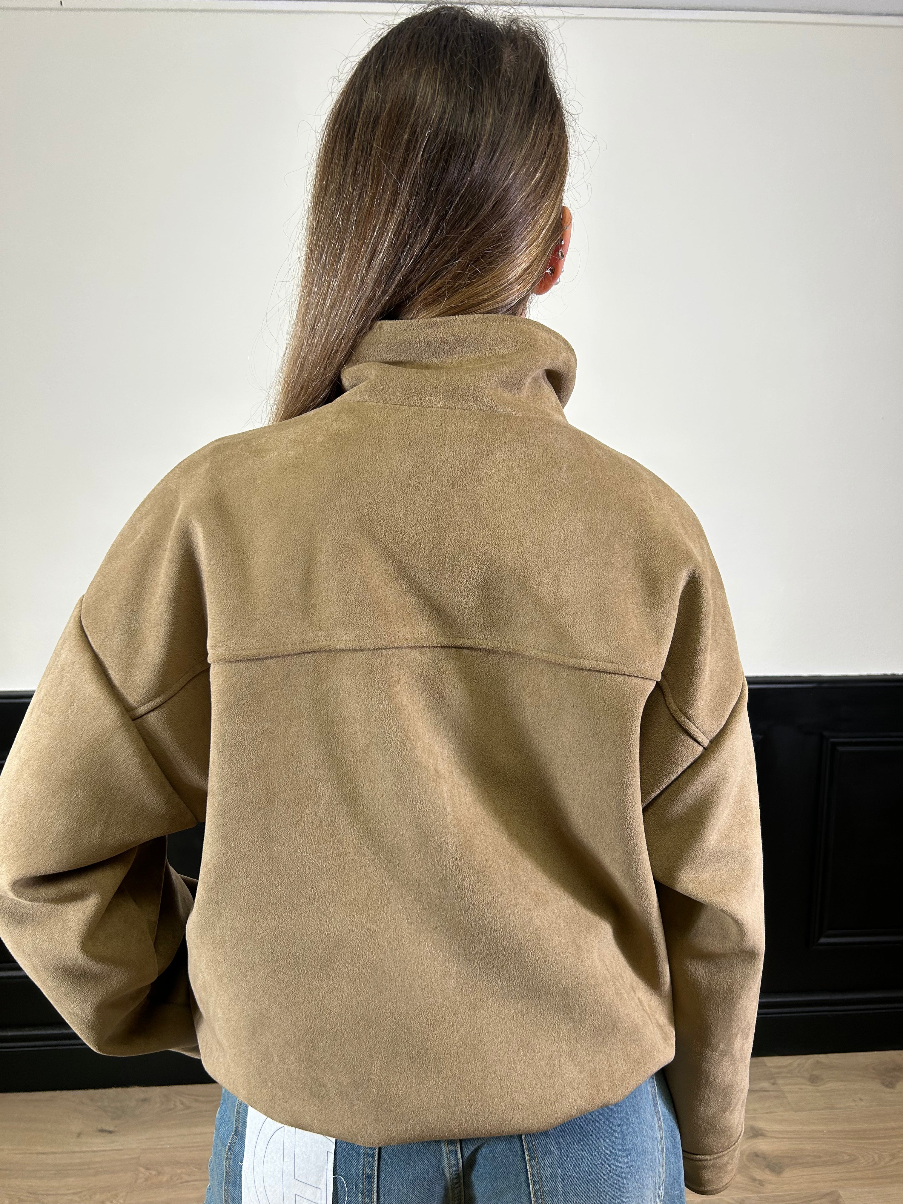 Bomber in ecocamoscio