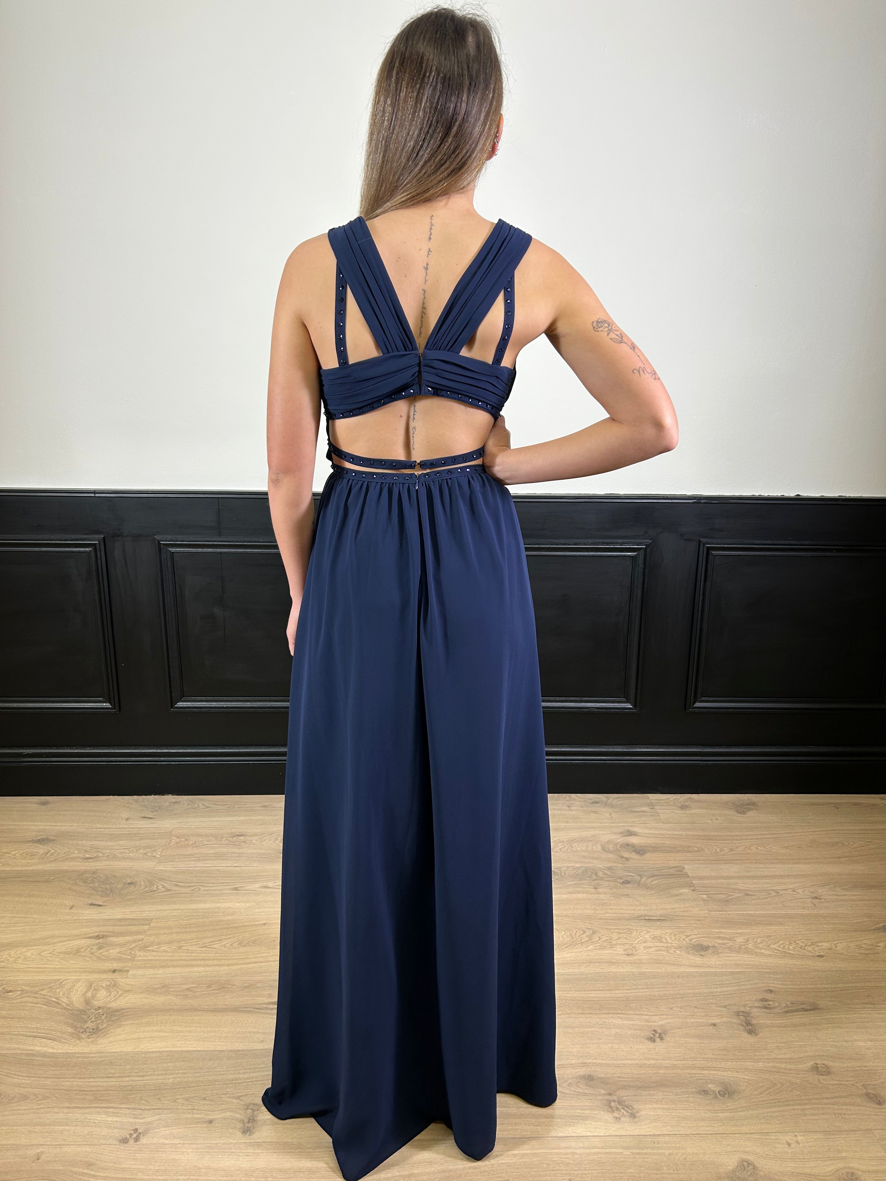 Abito diamanti luxury voile