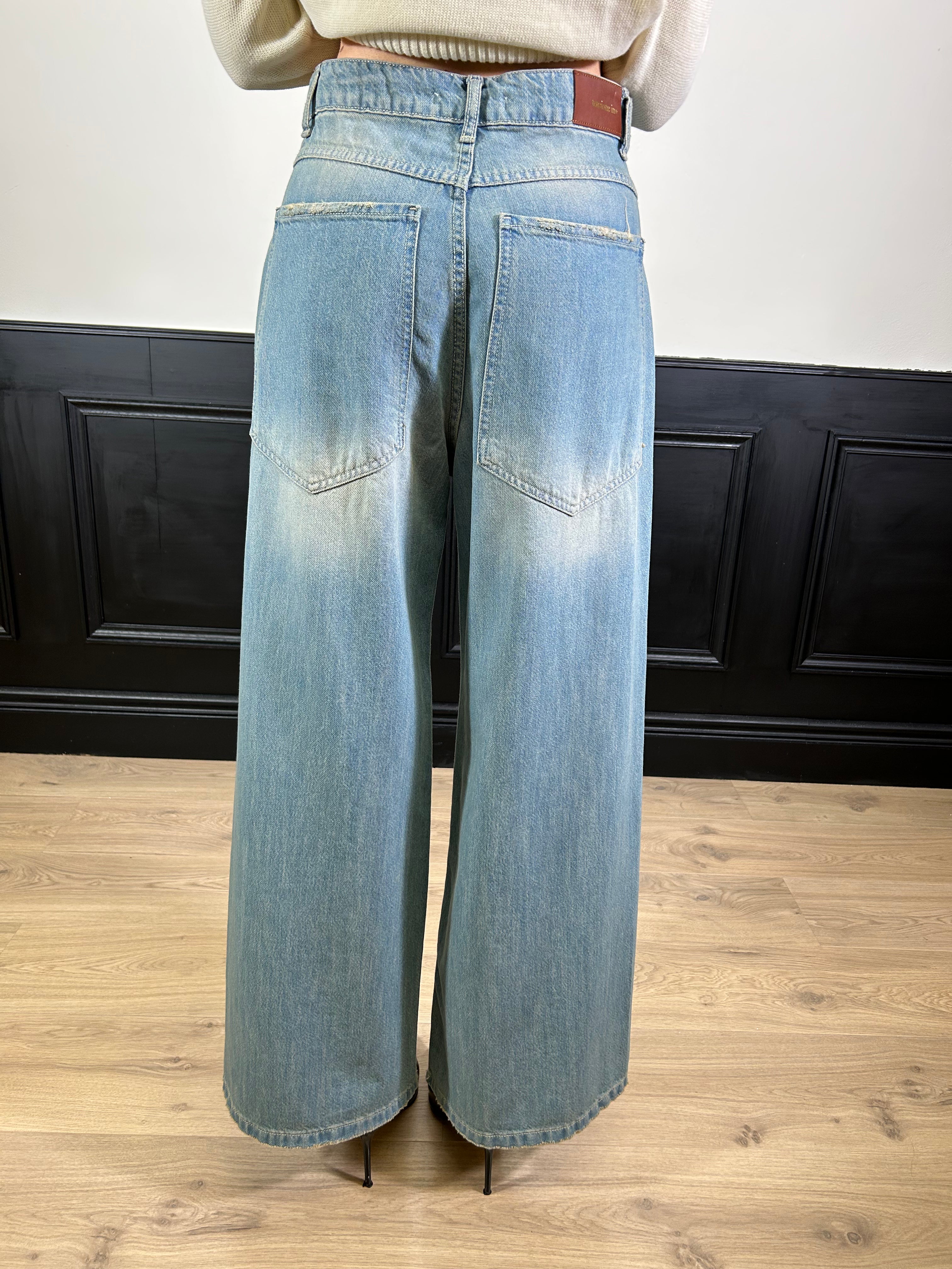 Jeans Giusi lavaggio sfumato