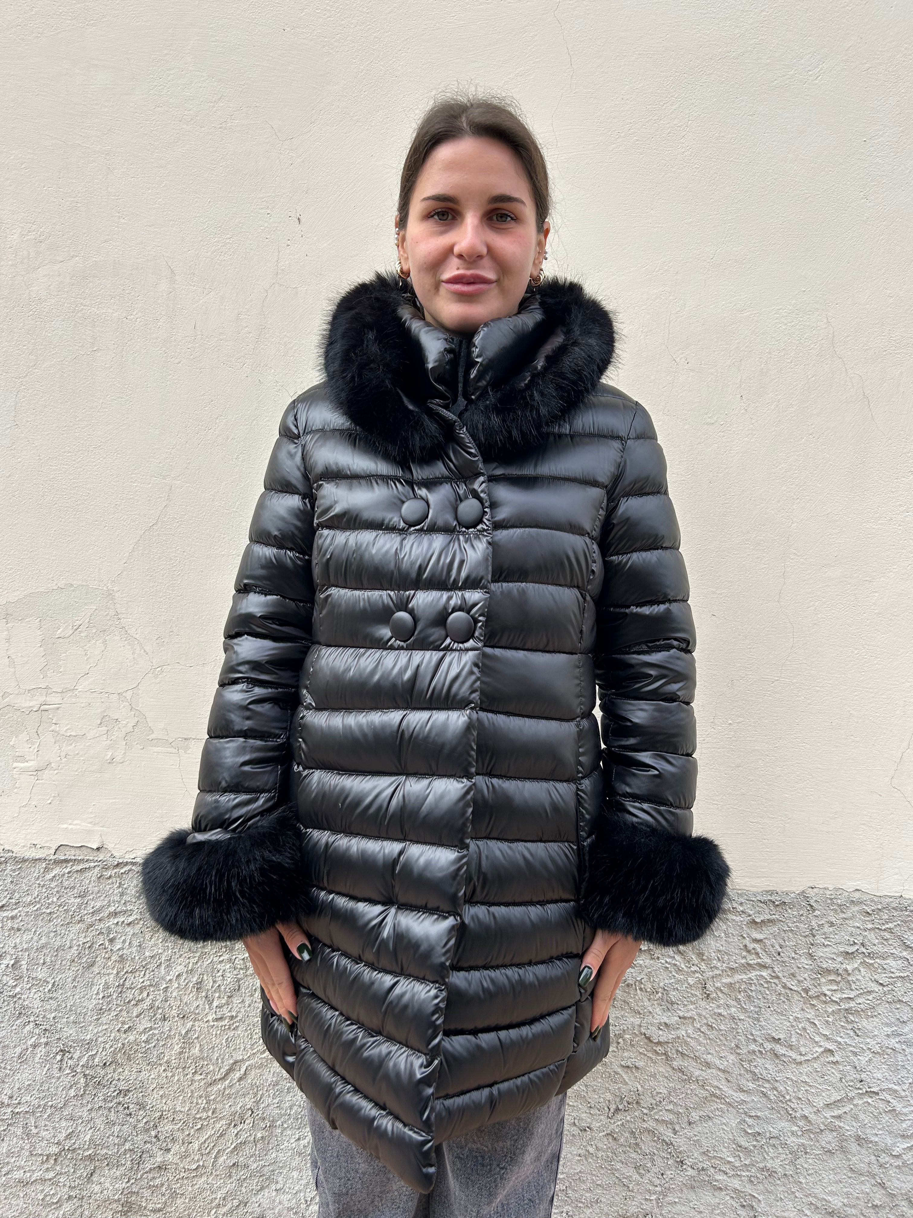 Piumino doppiopetto vera piuma