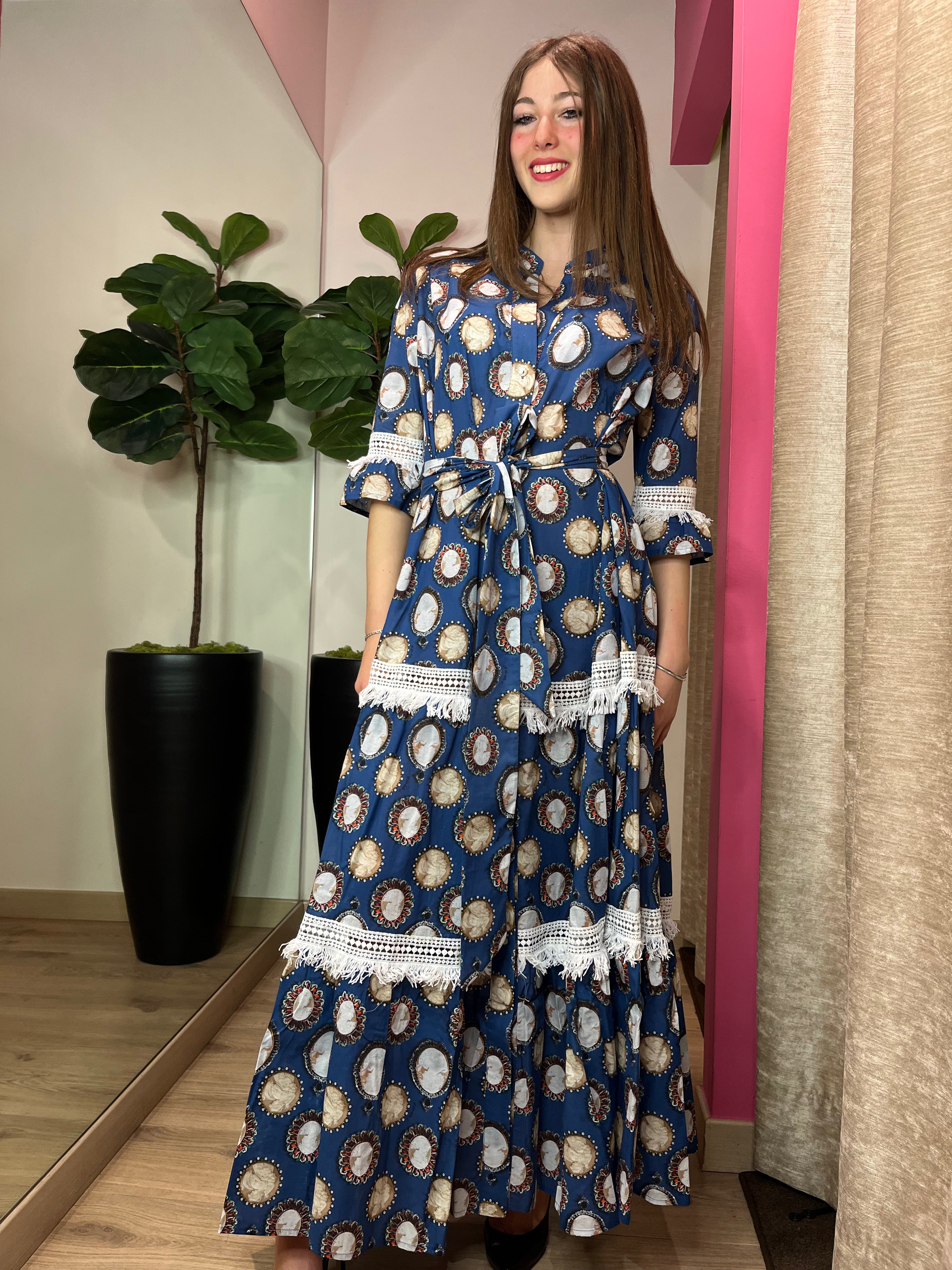 Abito Aurora cameo blue