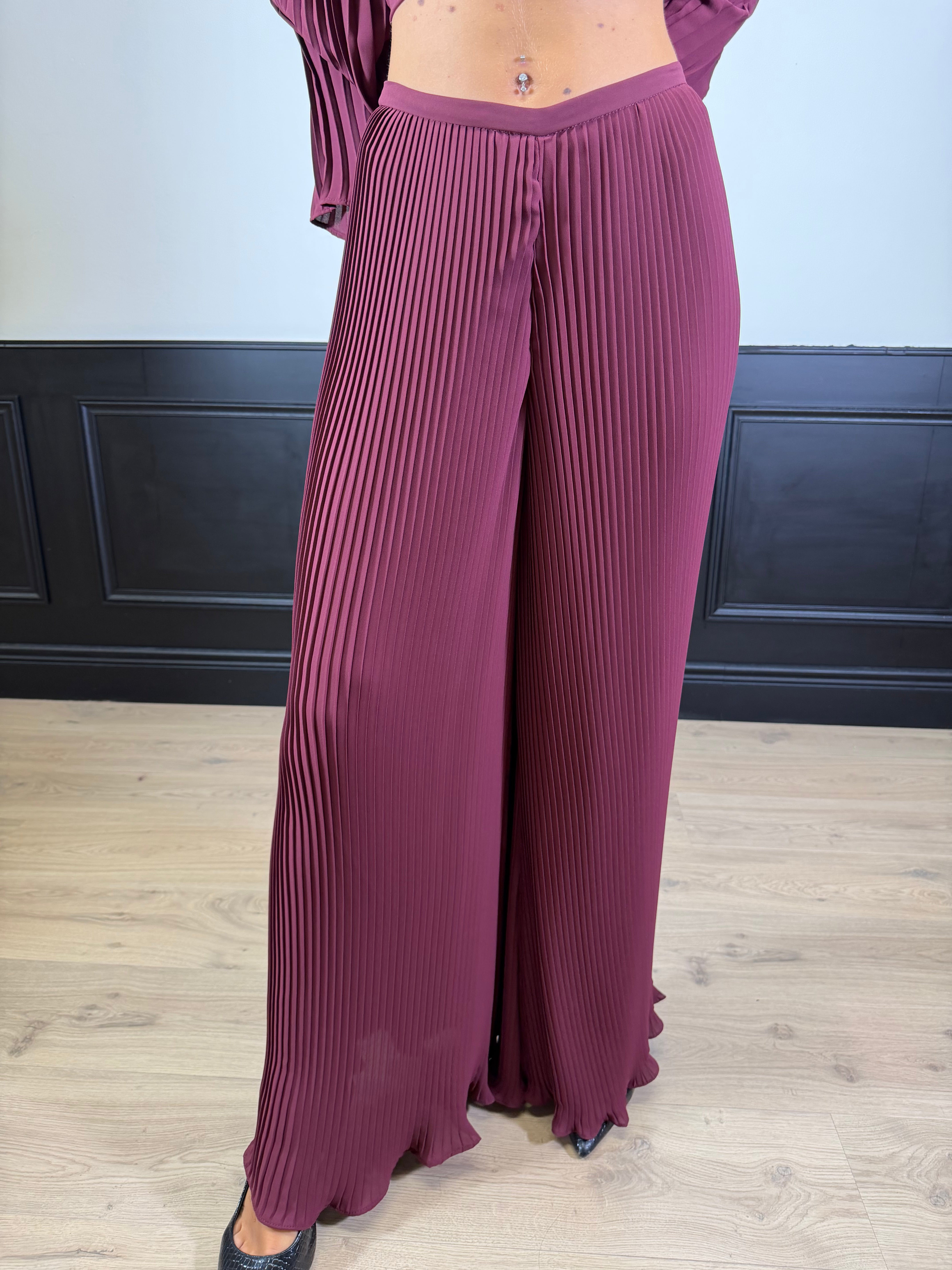 Completo Pleated plissé