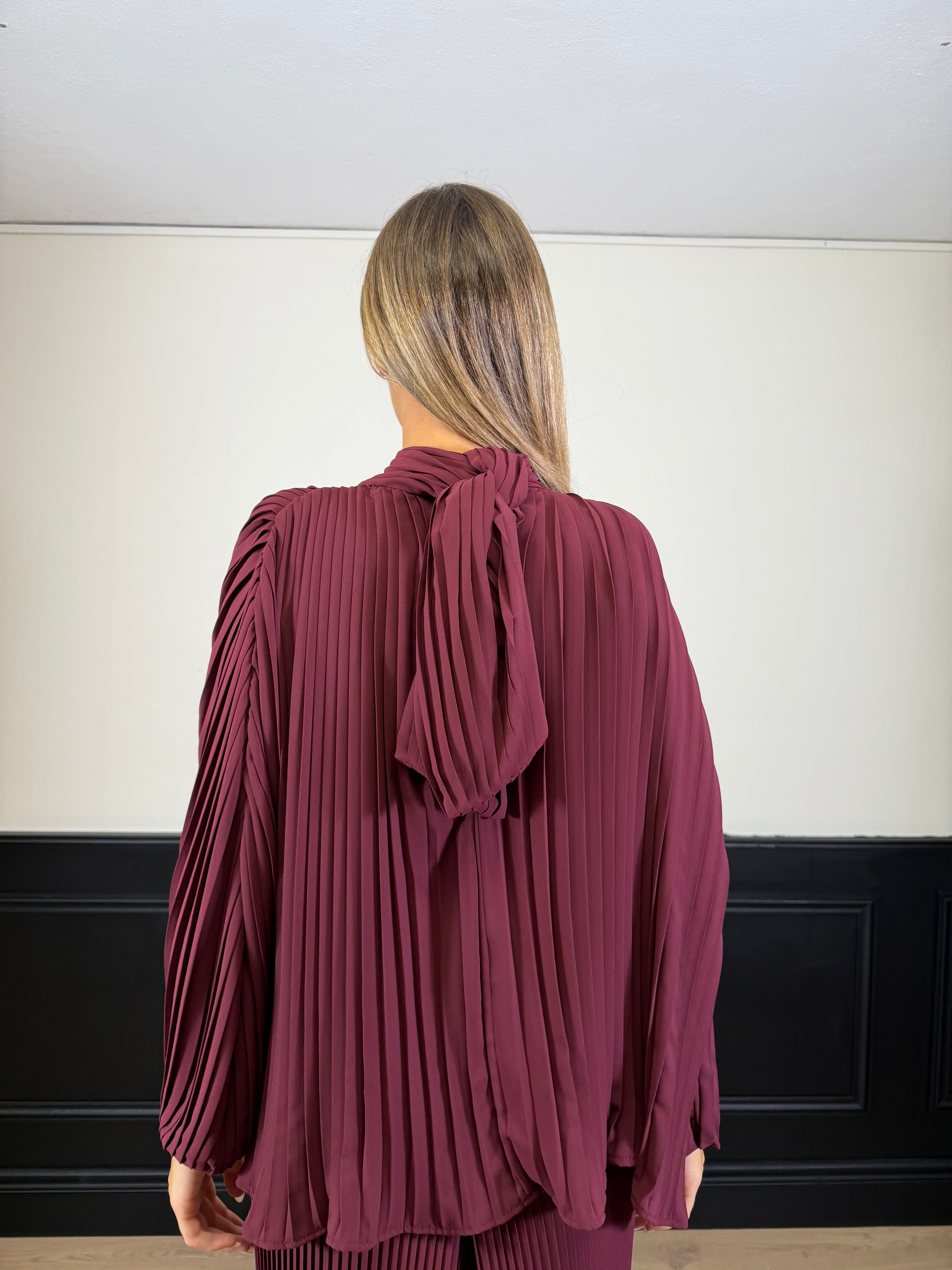 Completo Pleated plissé