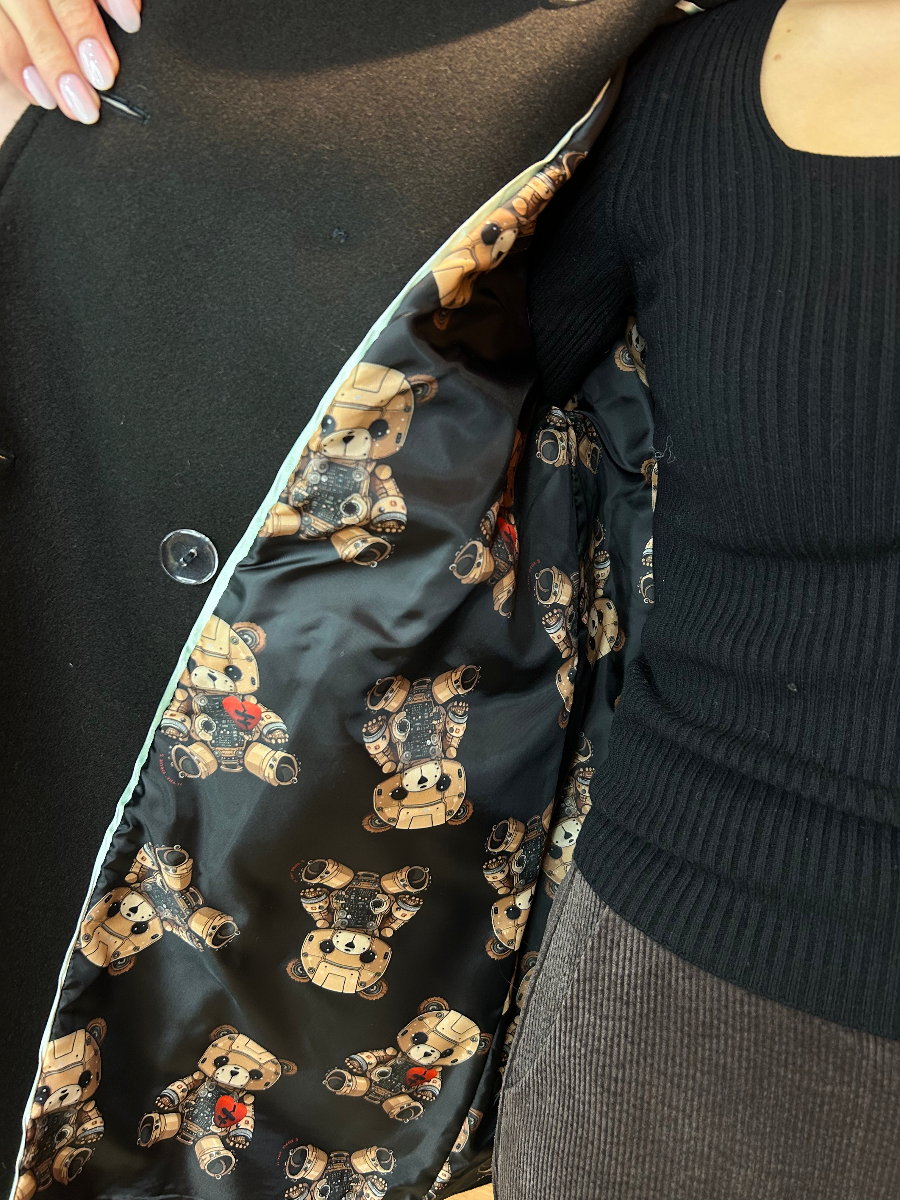 Cappotto caban doppiopetto