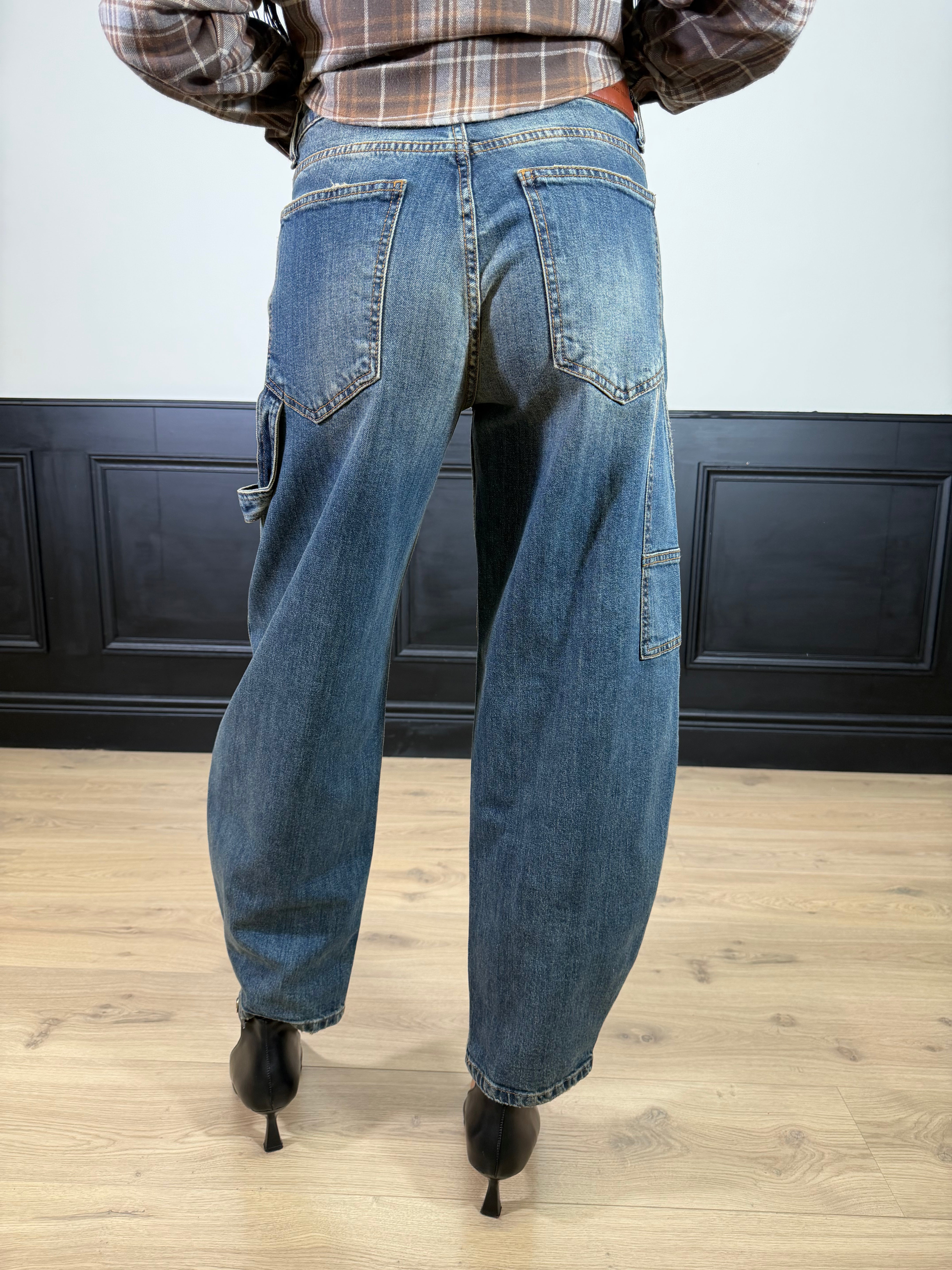 Jeans worker modello balloon