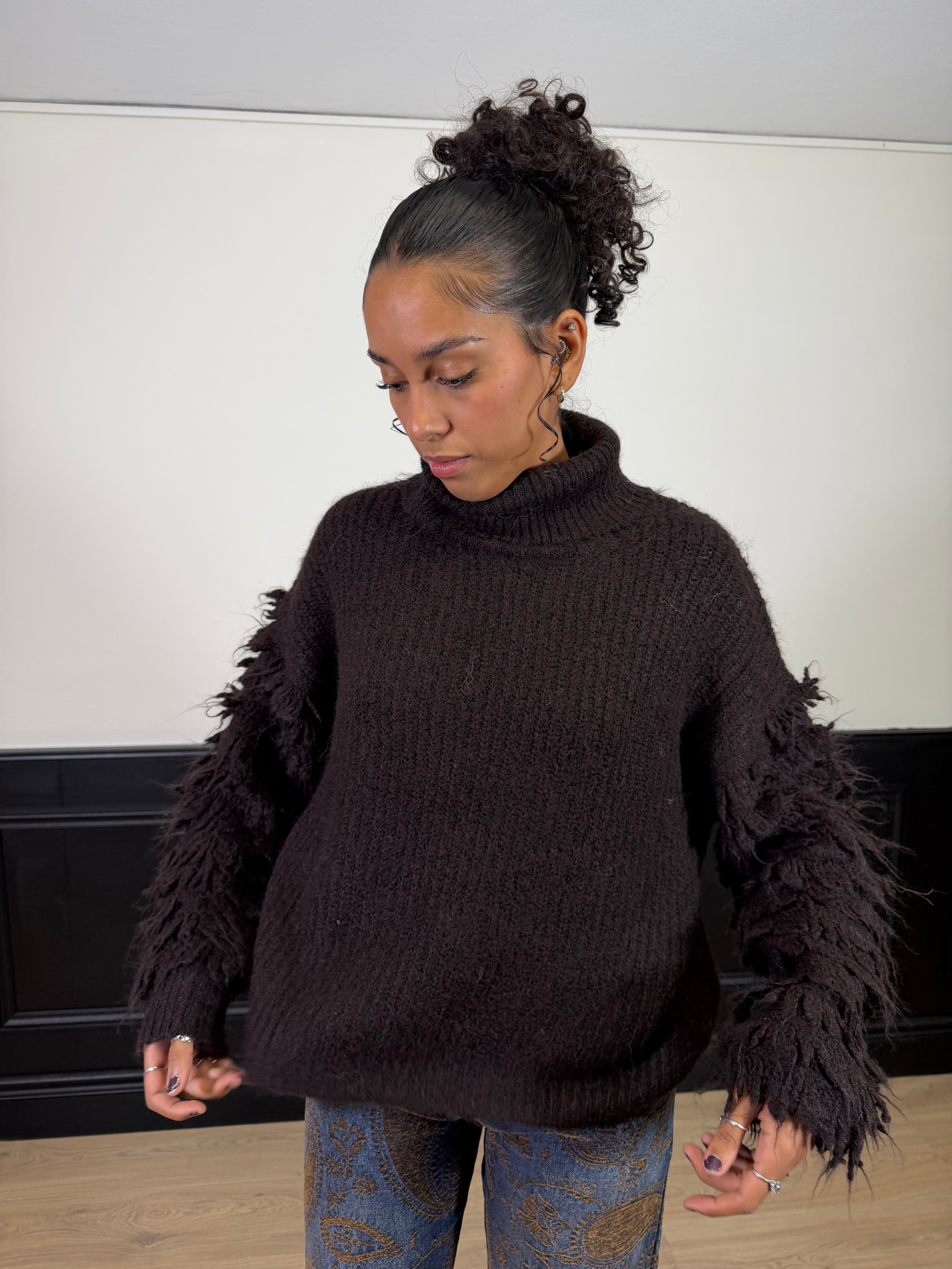 Maglione con maniche ampie
