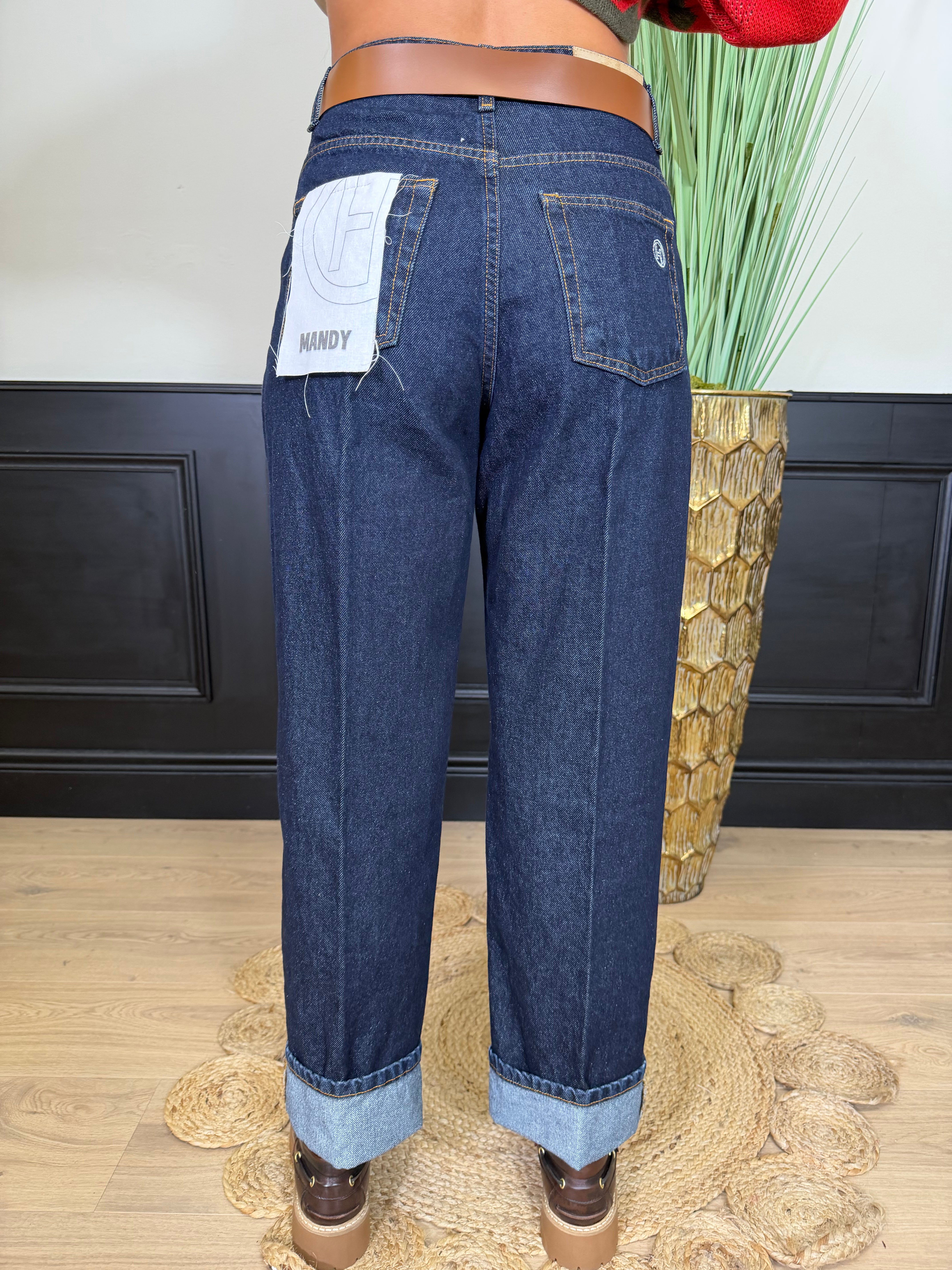 Jeans Mandy blu scuro