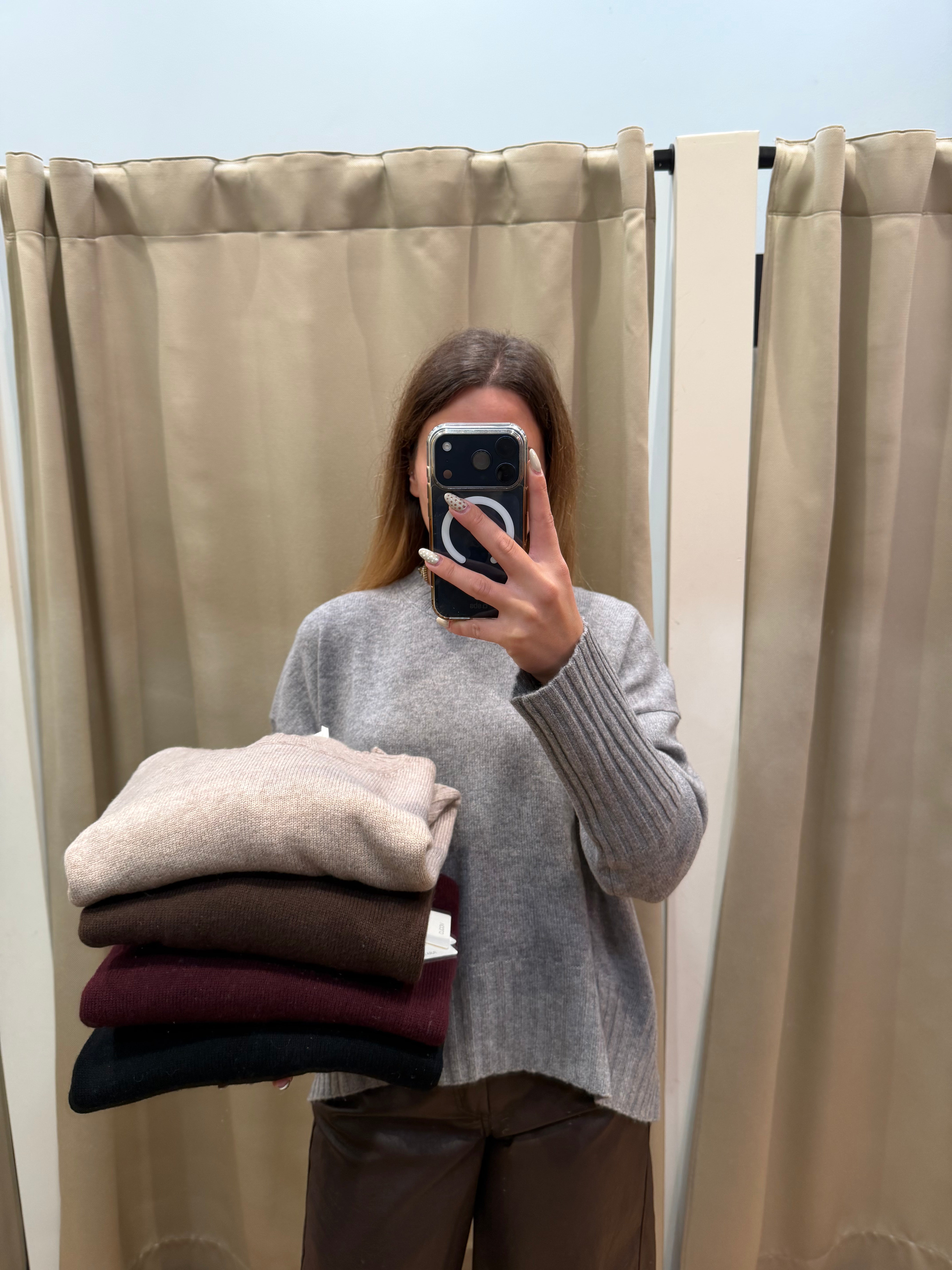 Pullover pura lana
