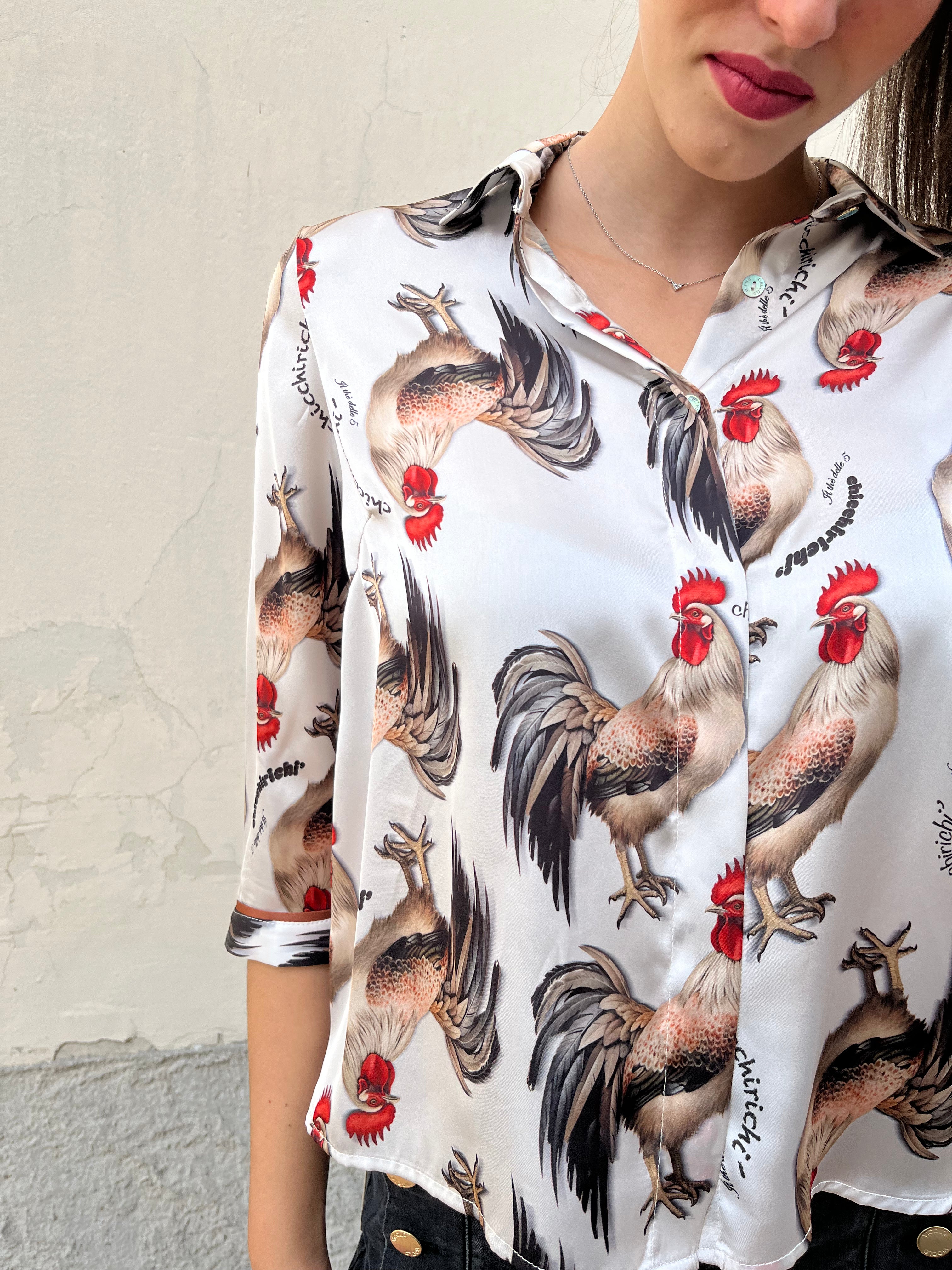 Camicia spoon fantasia Gallo