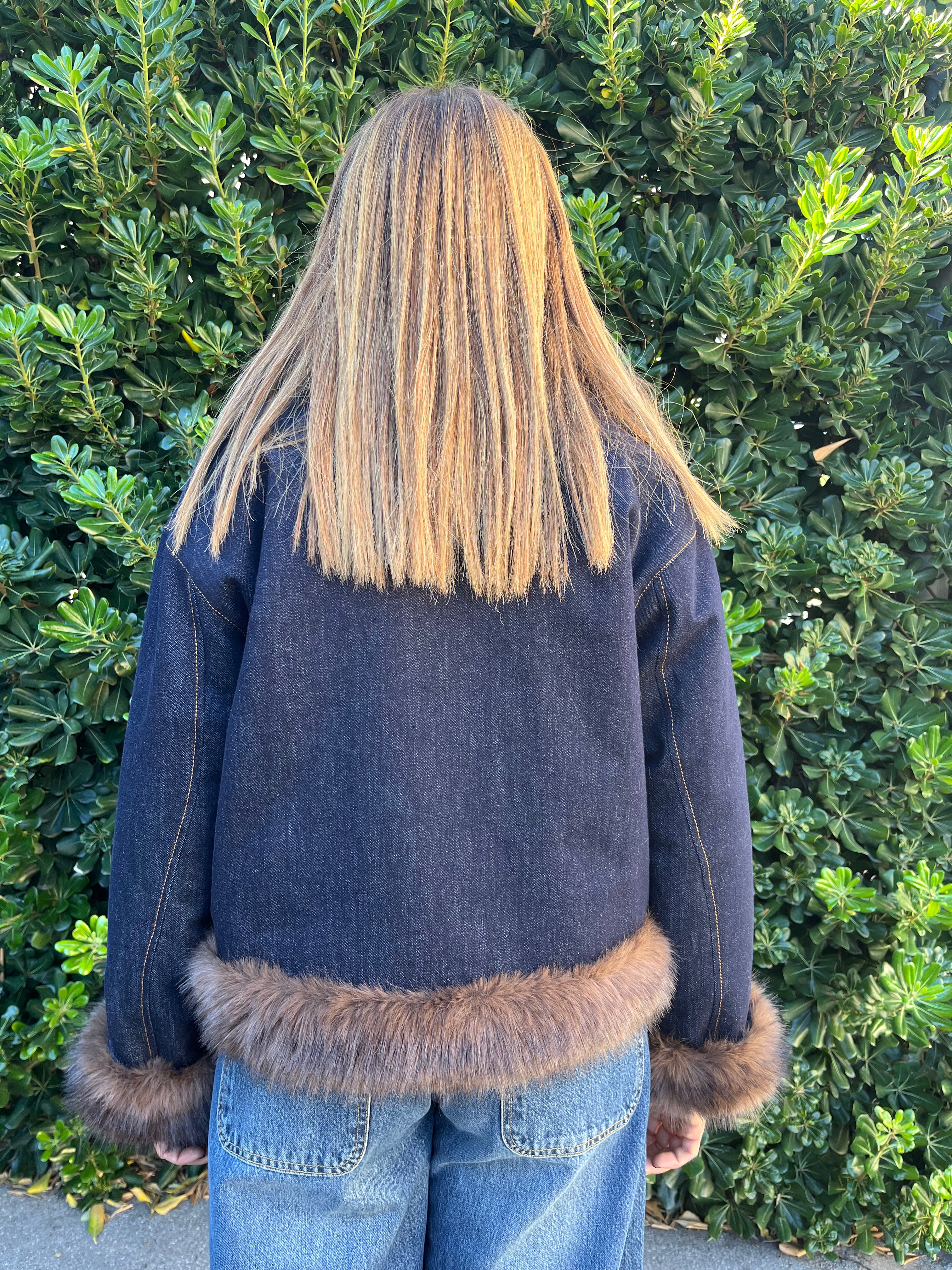 Giubbotto in denim double face