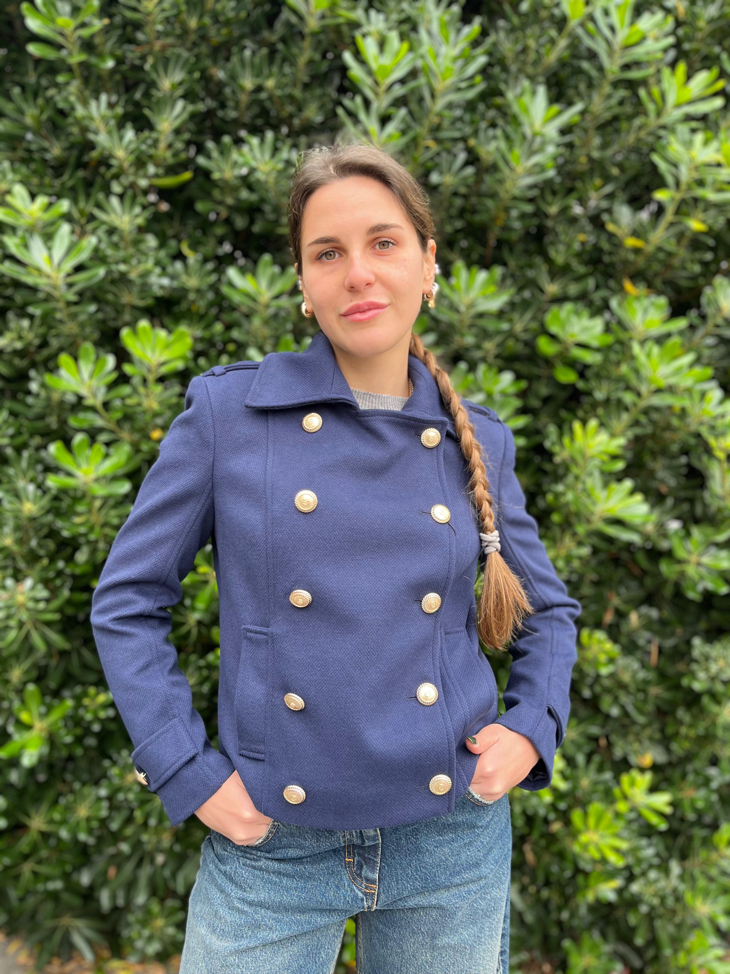 Cappotto caban Mavil doppiopetto