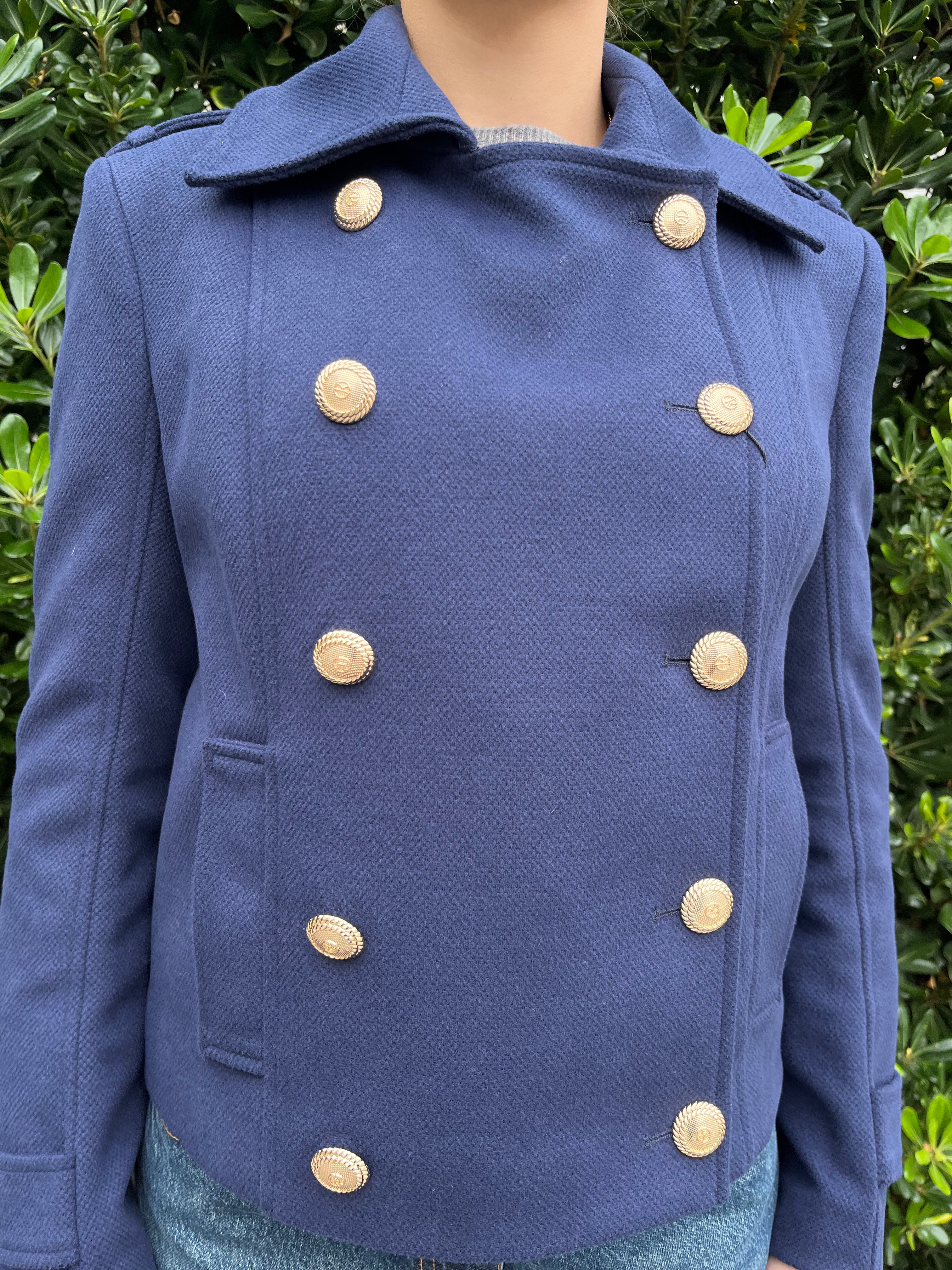 Cappotto caban Mavil doppiopetto