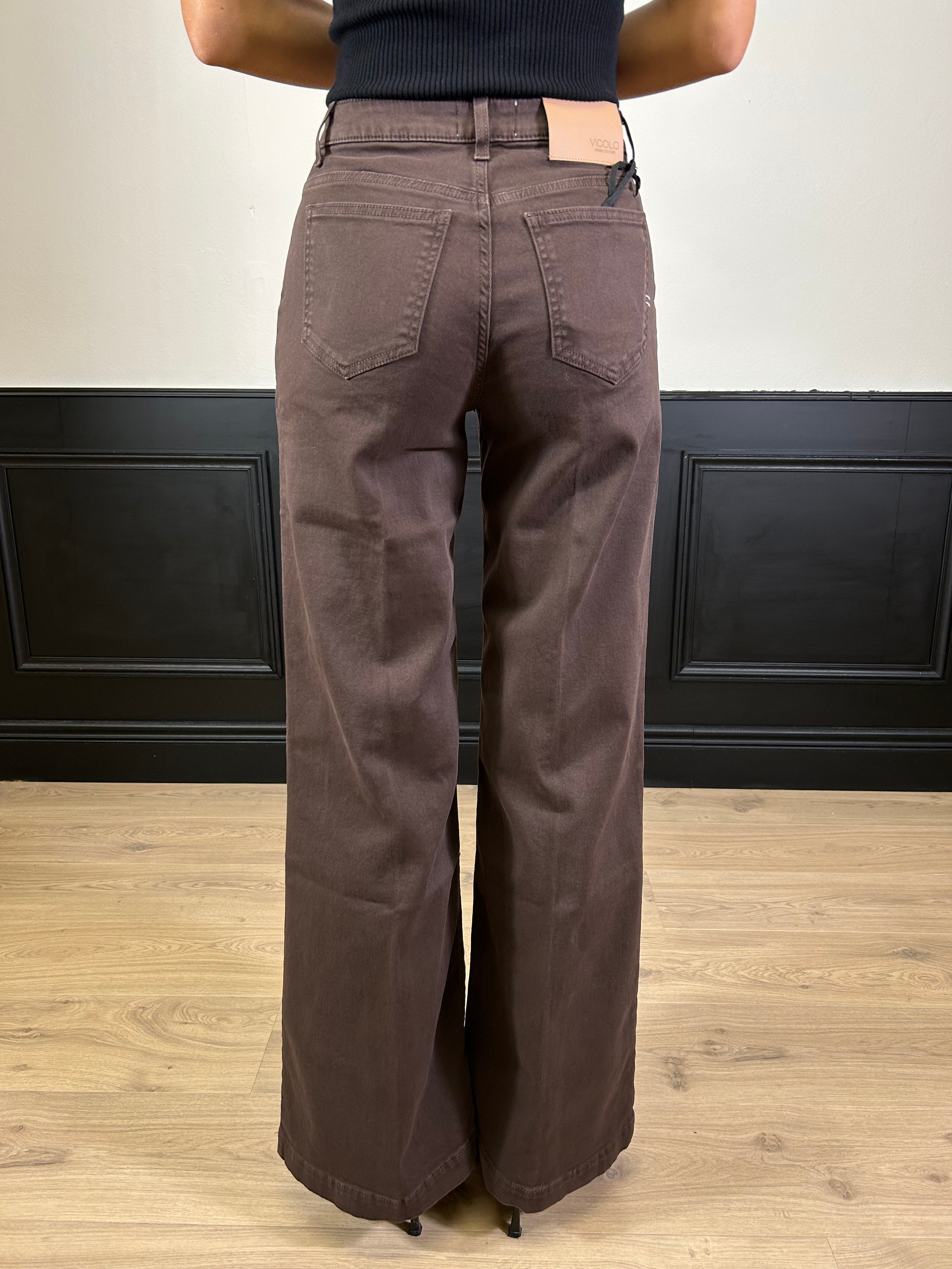 Jeans Elena marrone