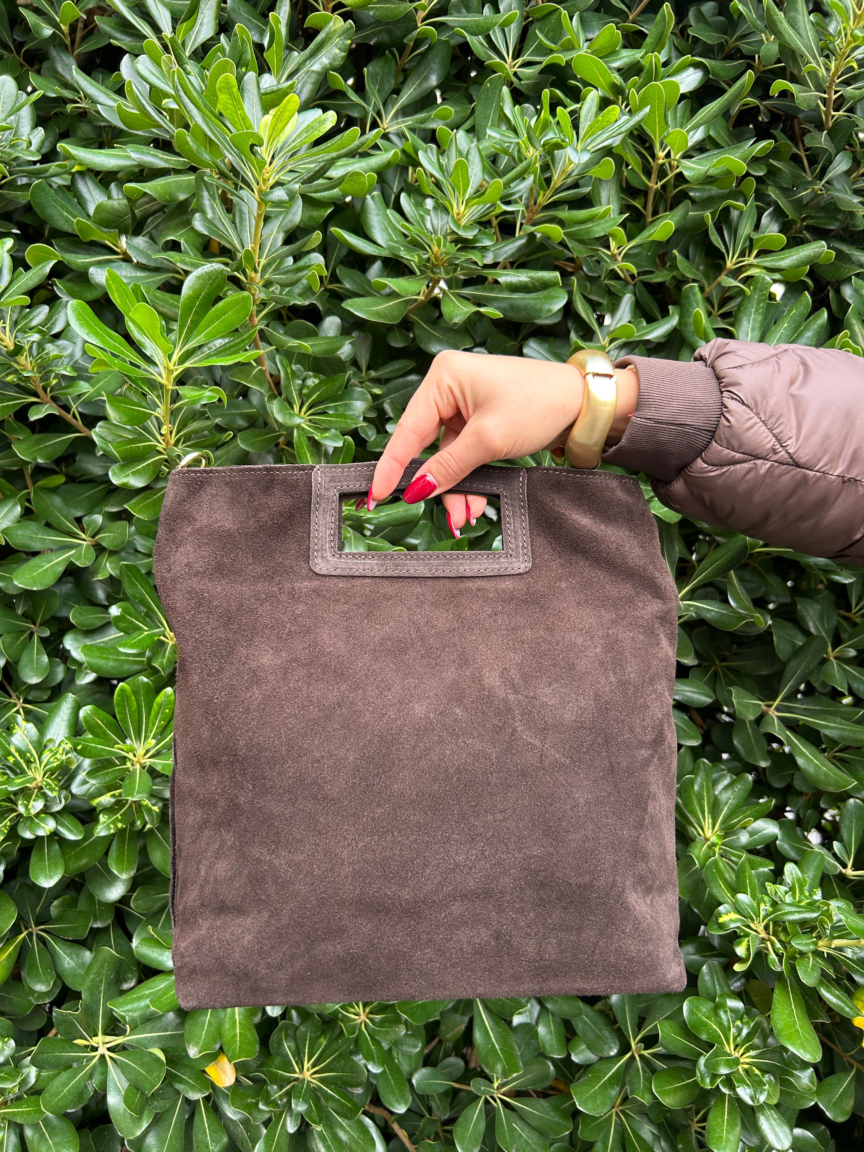 Pochette a mano con frange