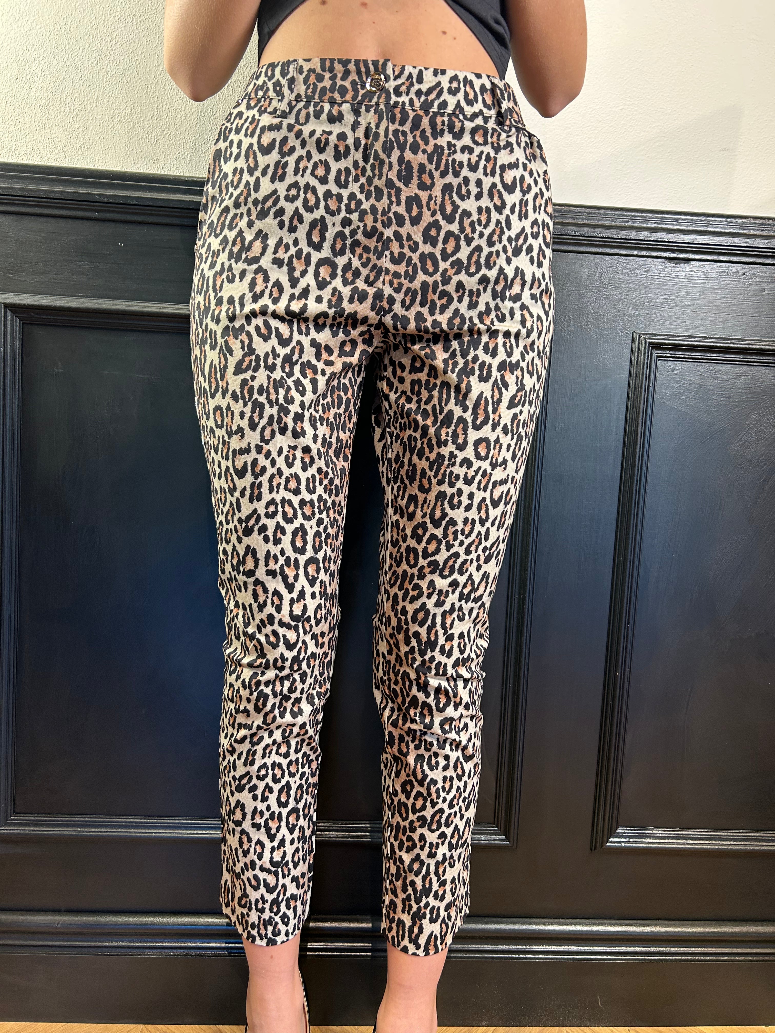 Pantalone fantasia animalier