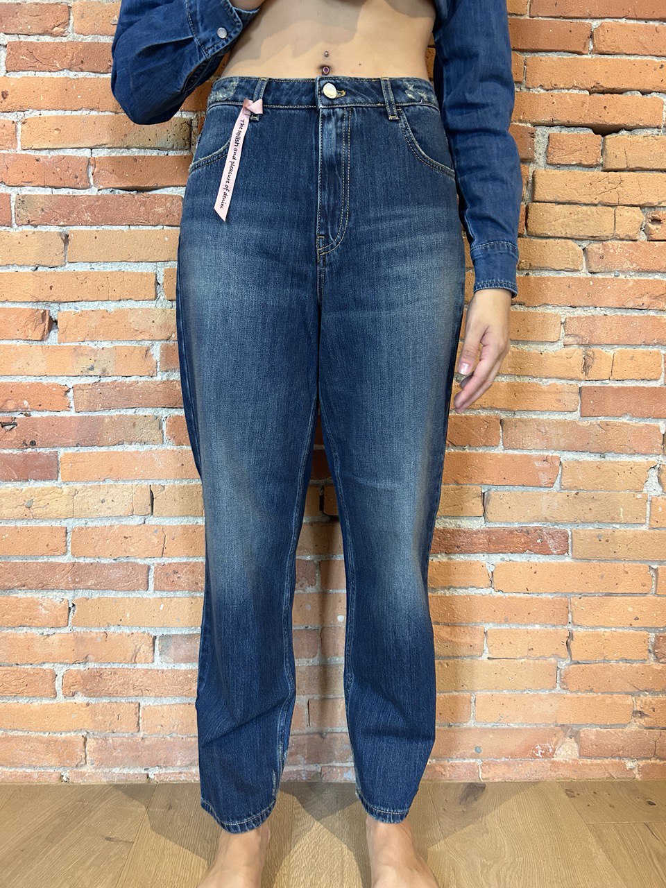 Jeans baggy fit lavaggio sfumato