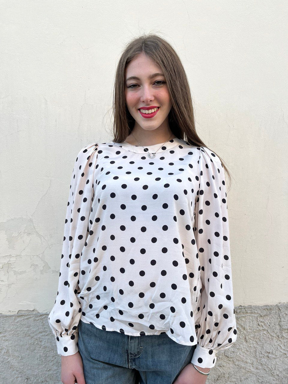 Blusa fantasia pois