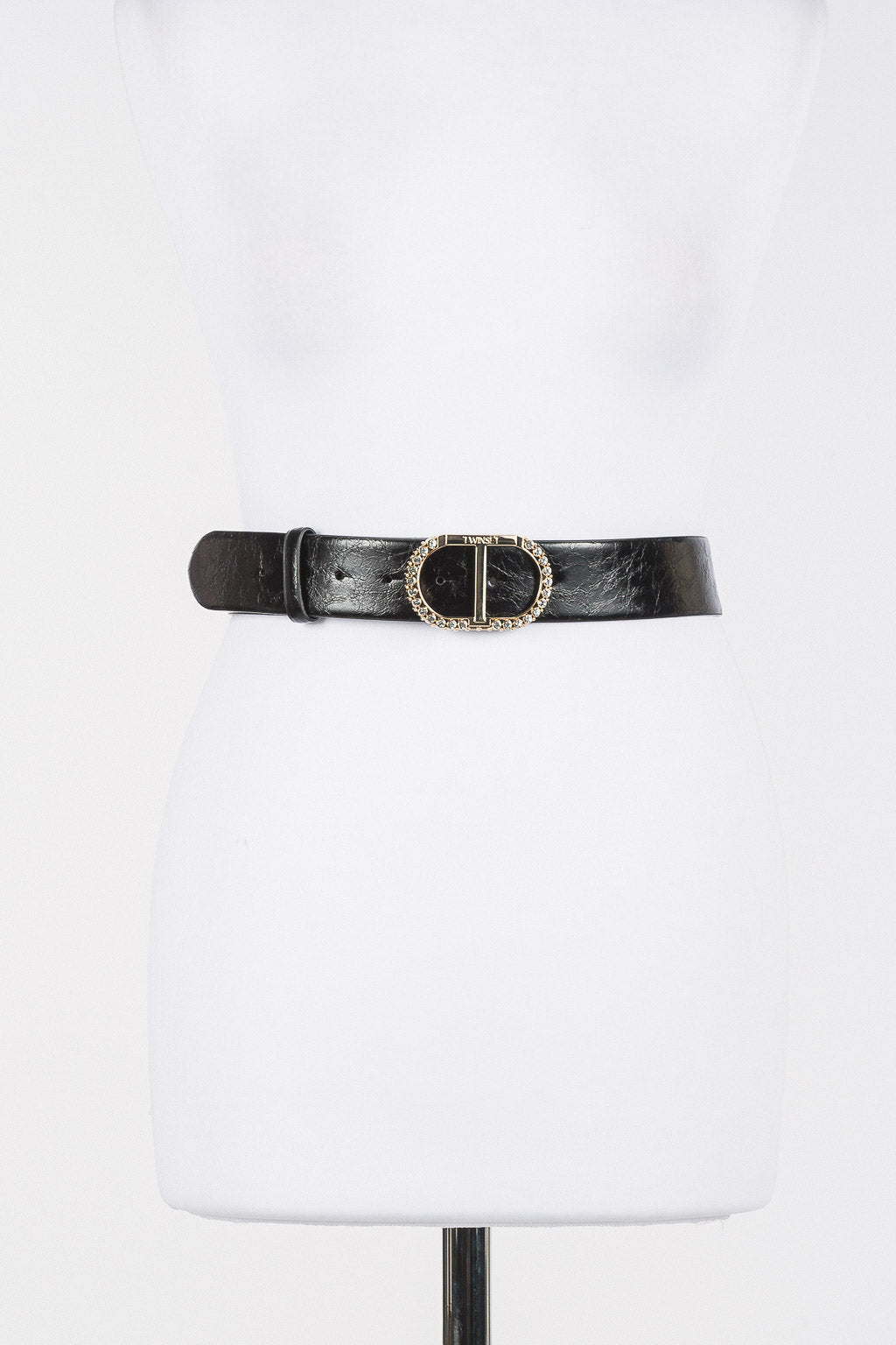 Cintura con fibbia strass