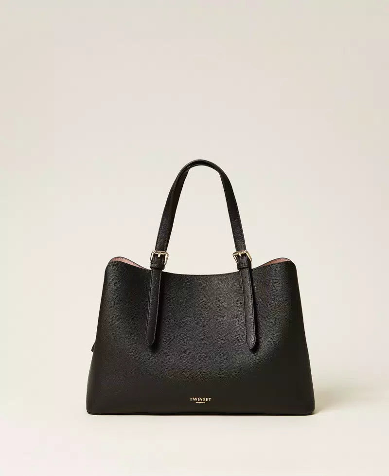 Borsa tote con fibbie