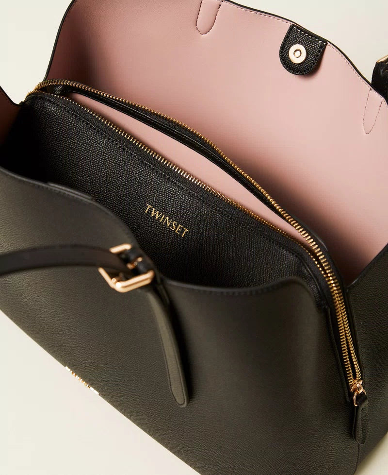 Borsa tote con fibbie