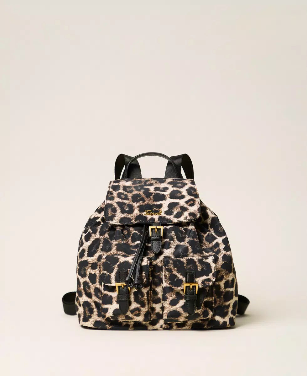 Zaino stampa animalier