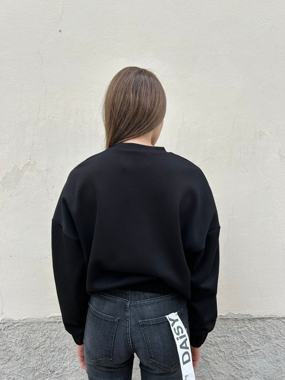 Bomber in tessuto neoprene