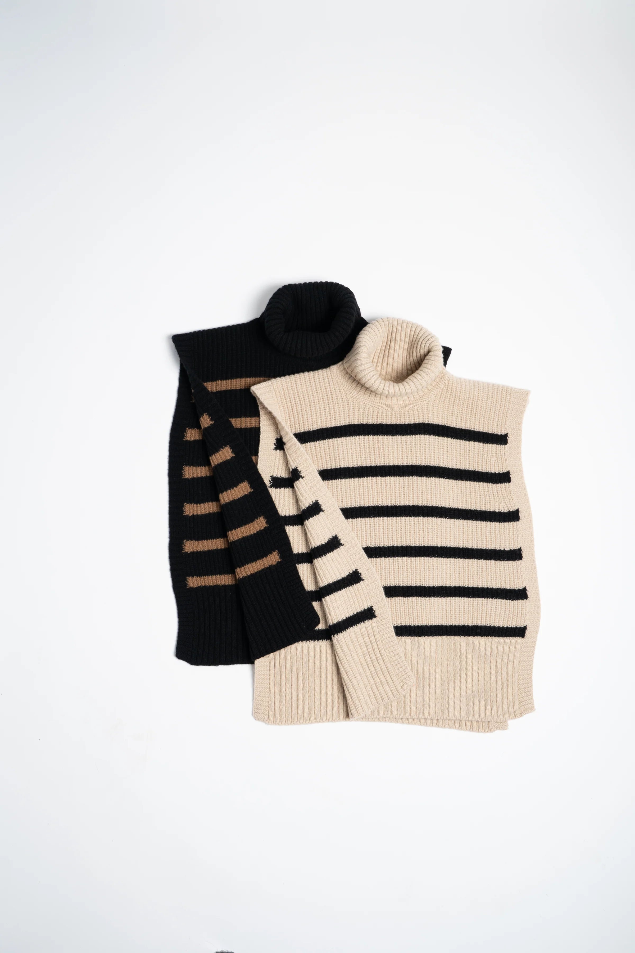 Davantino righe beige/nero