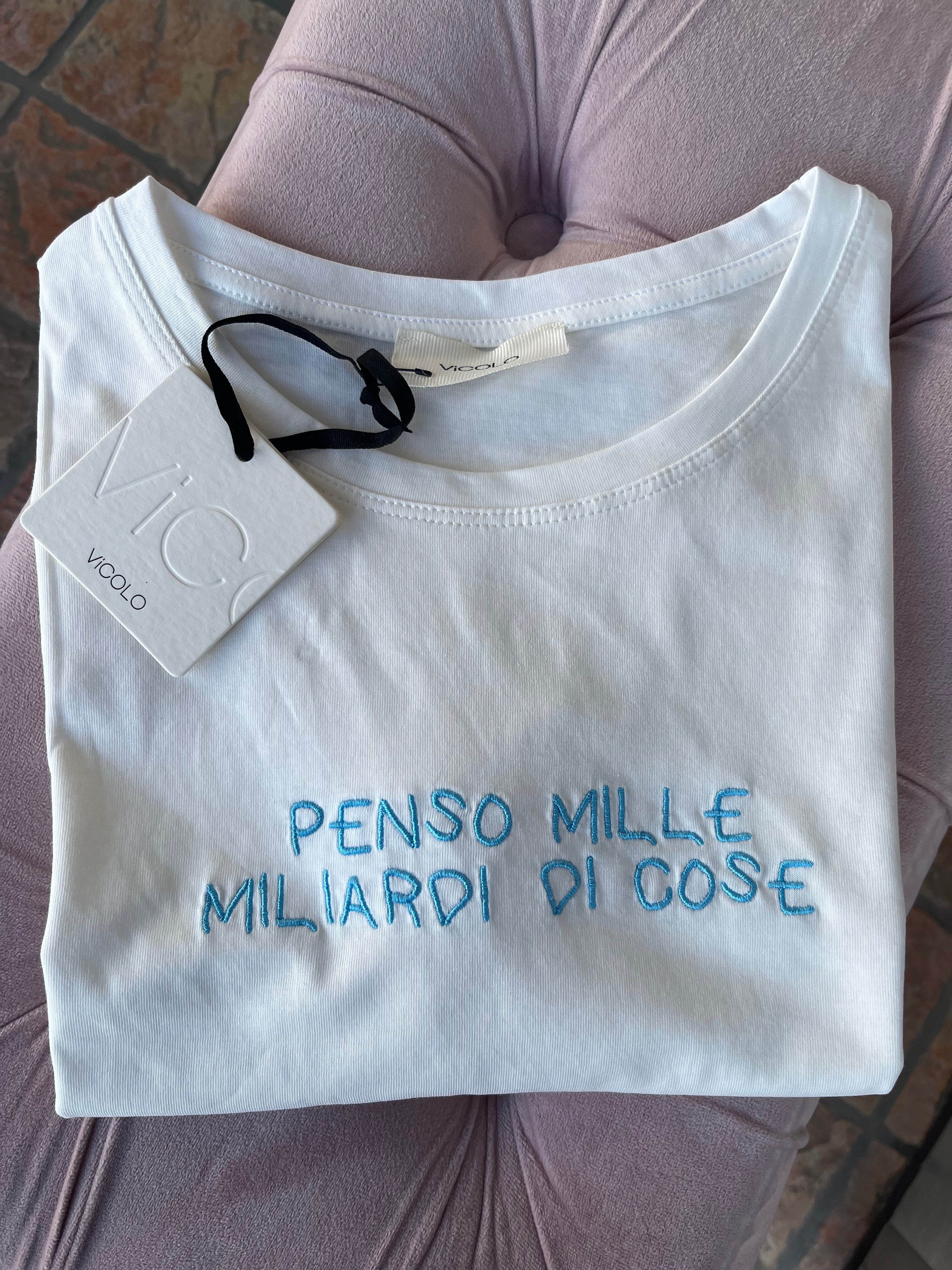 T-shirt penso mille miliardi di cose