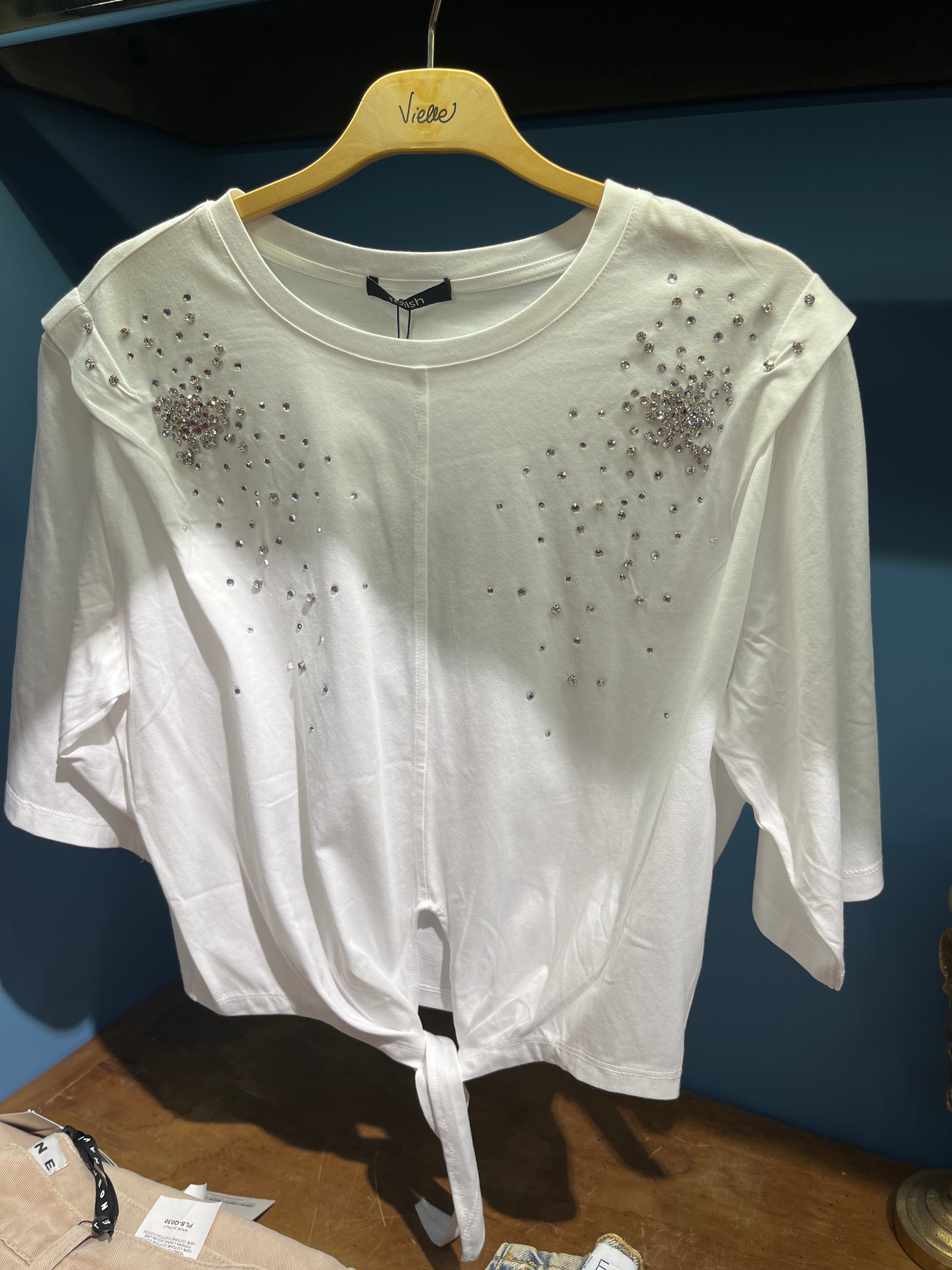 T-shirt corta Funnys con applicazioni