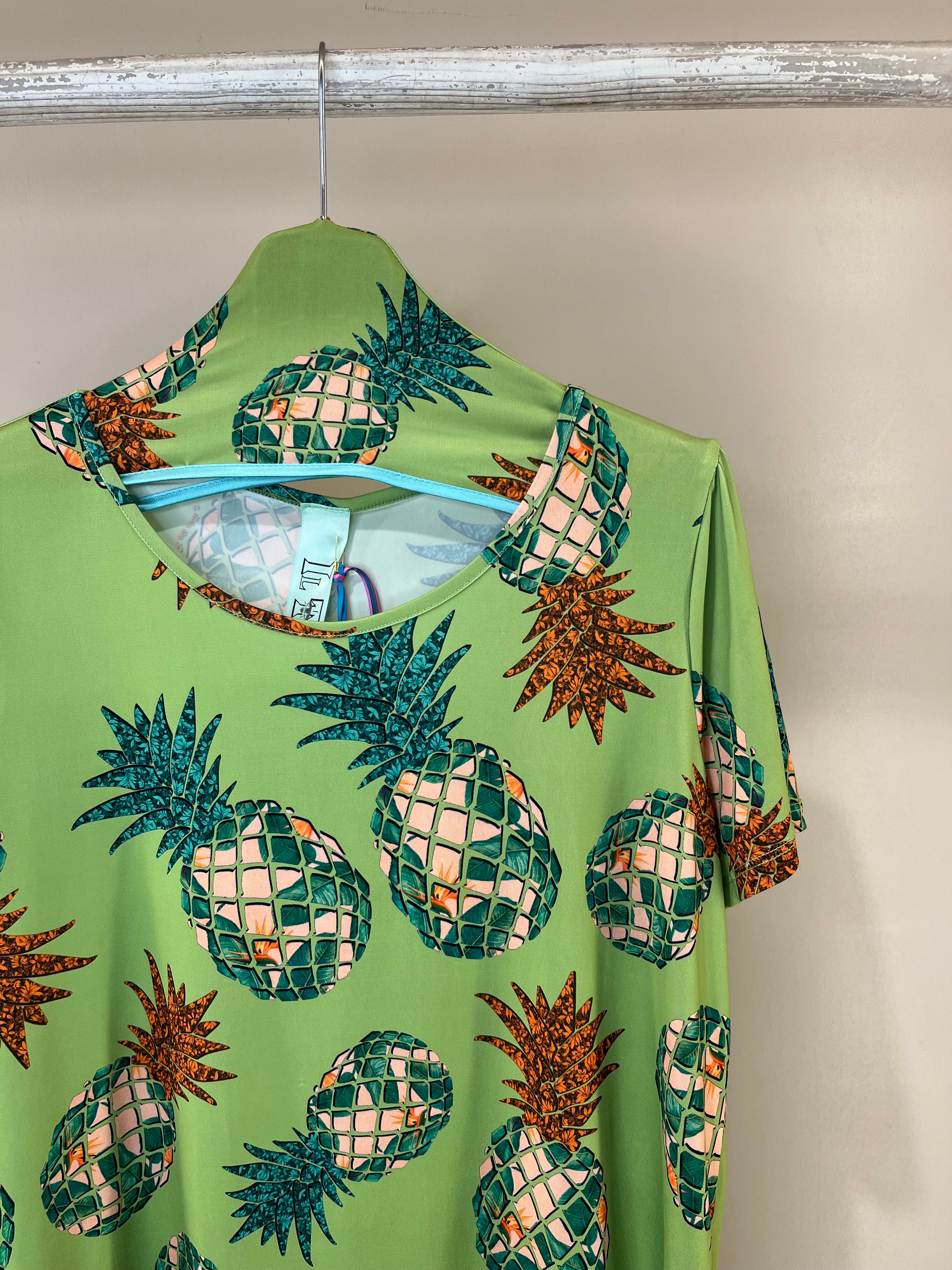 T-shirt stampa ananas