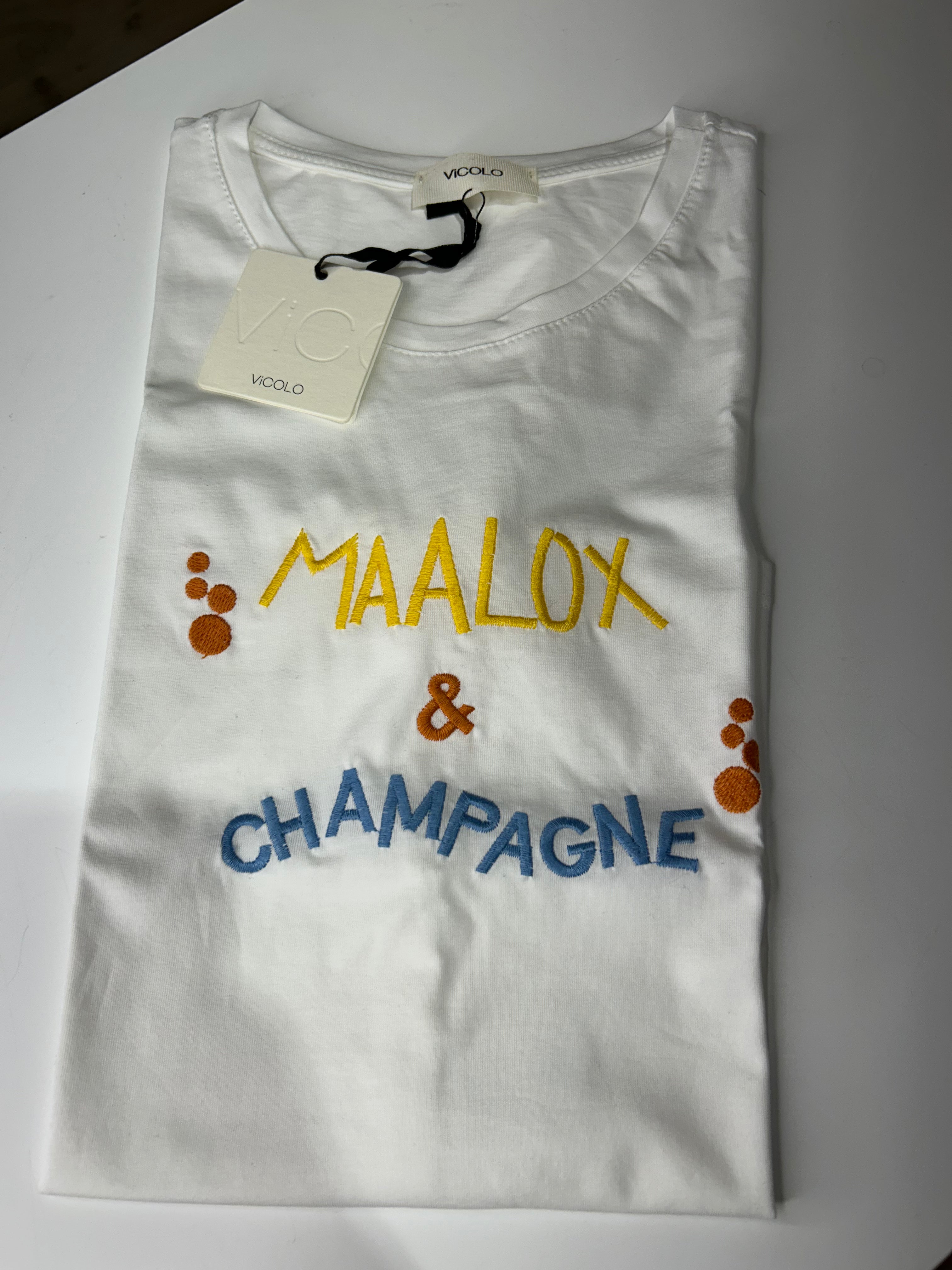 T-shirt maalox & champagne