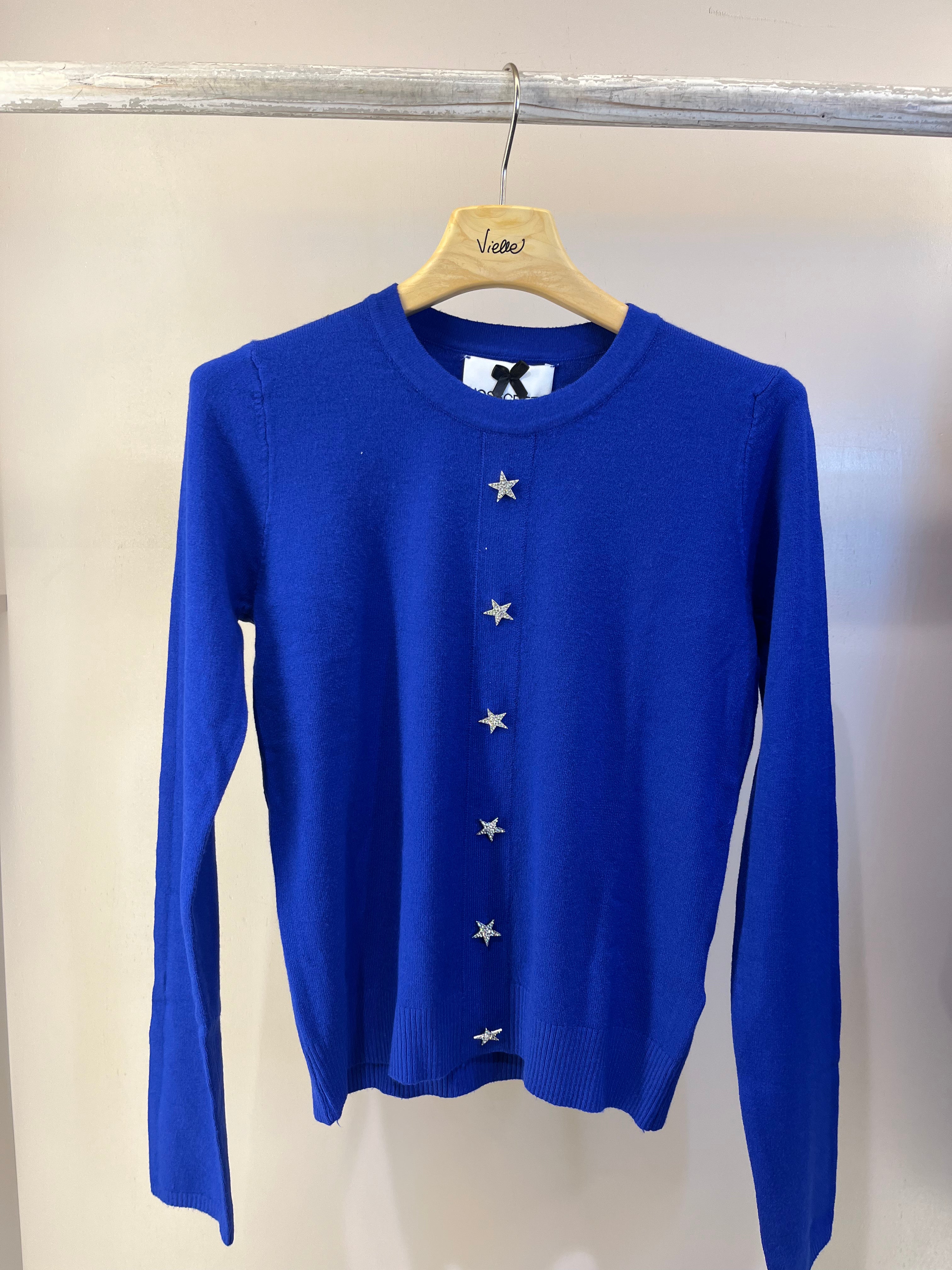 Maglia finto cardigan con fiocchi