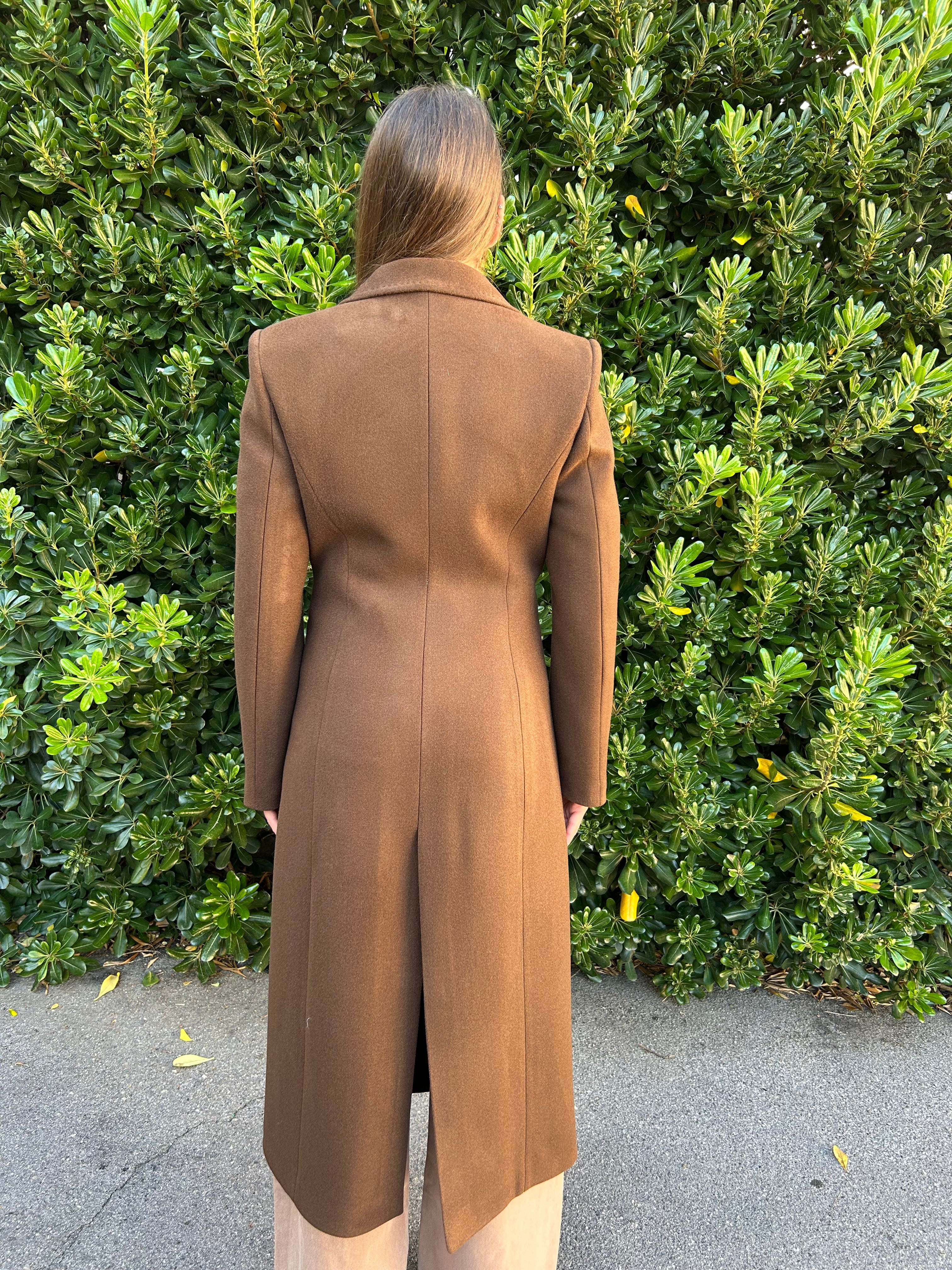 Cappotto Golden doppiopetto con bottoni oro