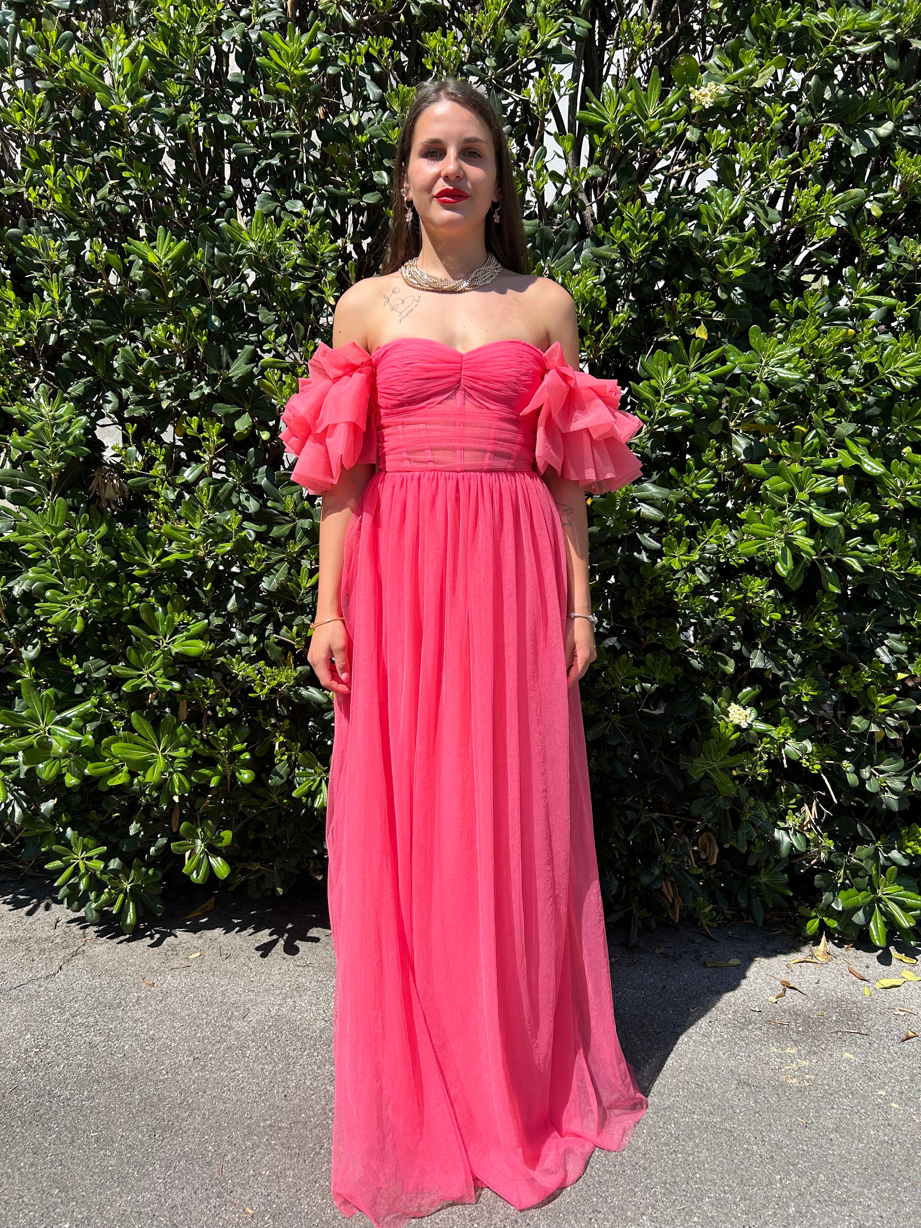 Abito Queen maniche a sbuffo