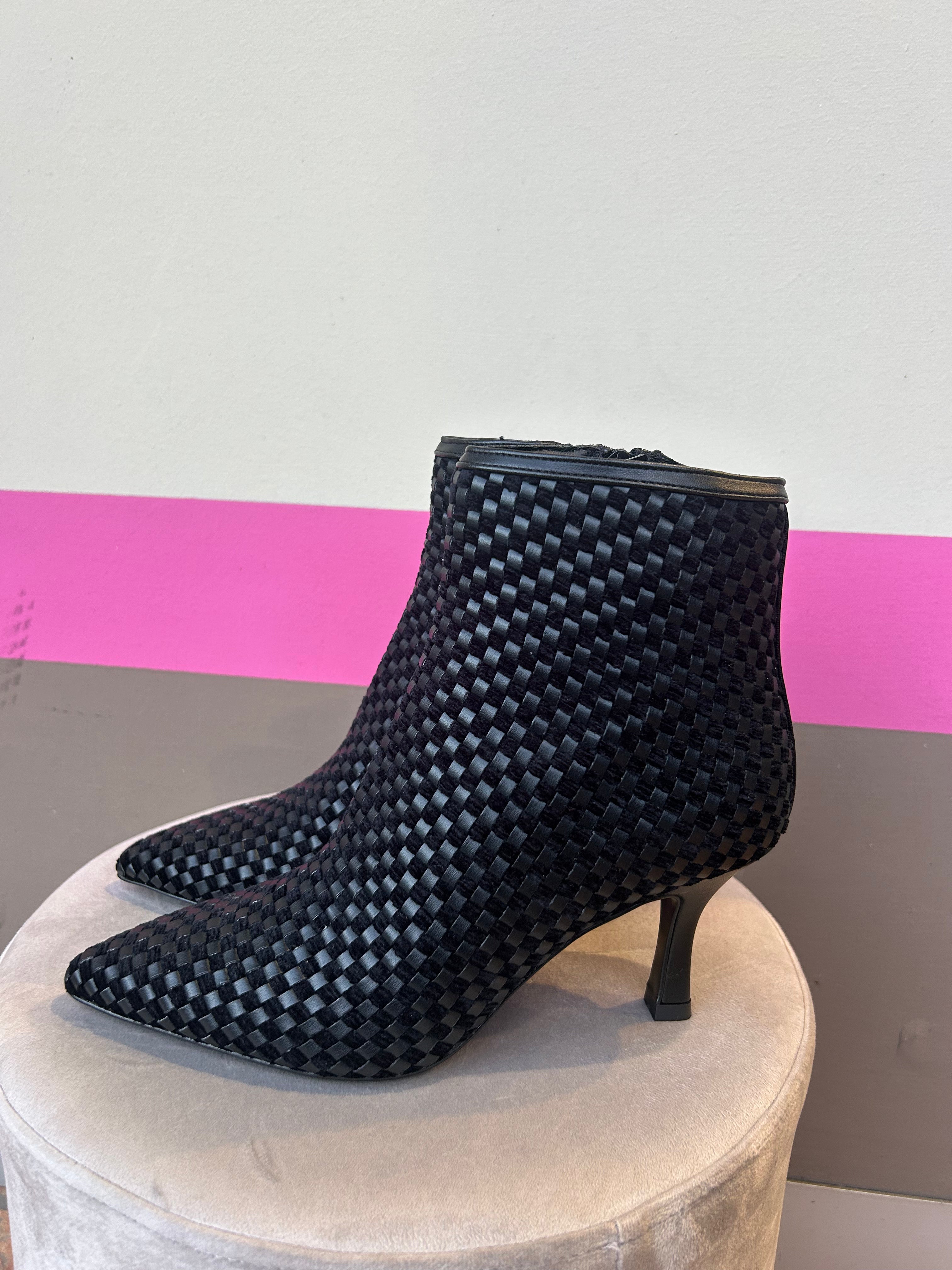 Tronchetto pelle/camoscio